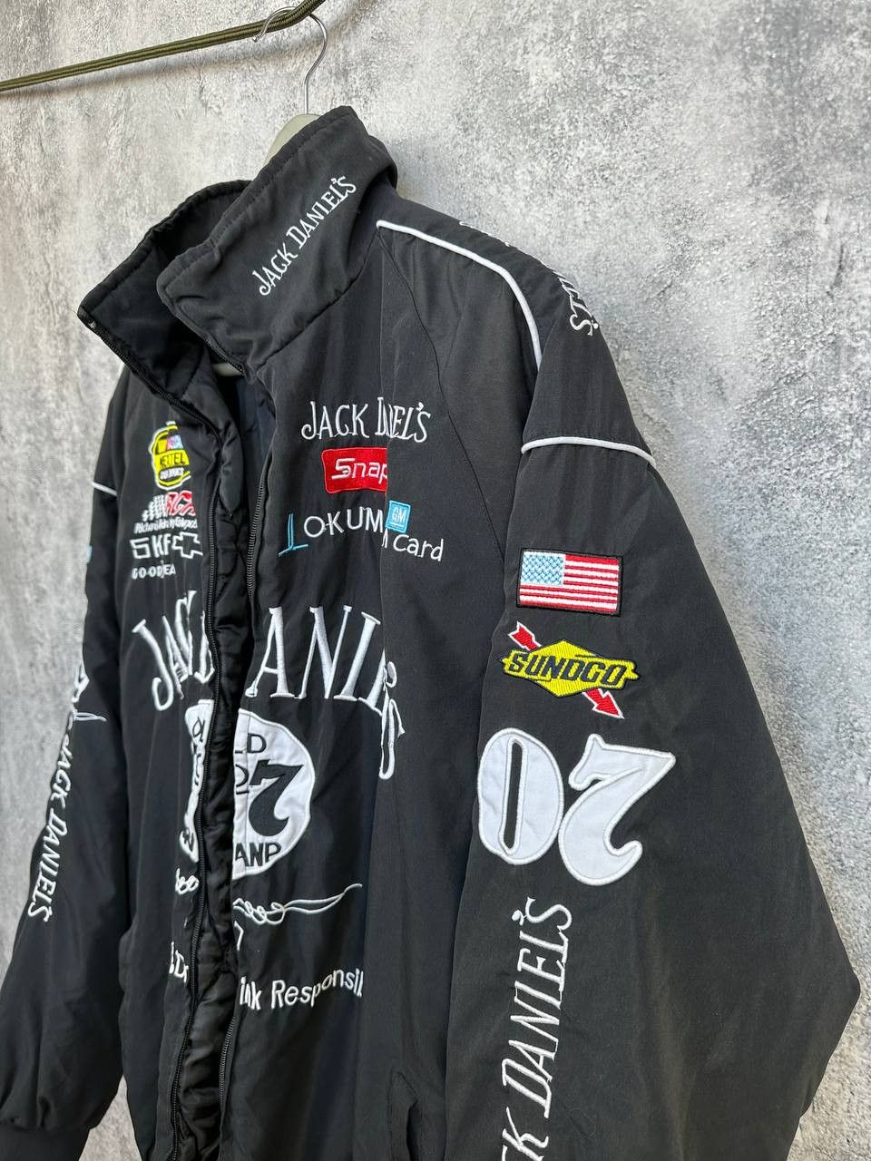 NASCAR JH Design Jack Daniels Nascar Racing Motorsport VTG Jacket Size US XXL / EU 58 / 5 - 5 Thumbnail