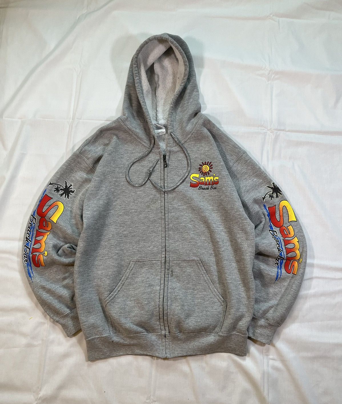 Gildan Beach Bar Zip-Up Hoodie Size US M / EU 48-50 / 2 - 1 Thumbnail