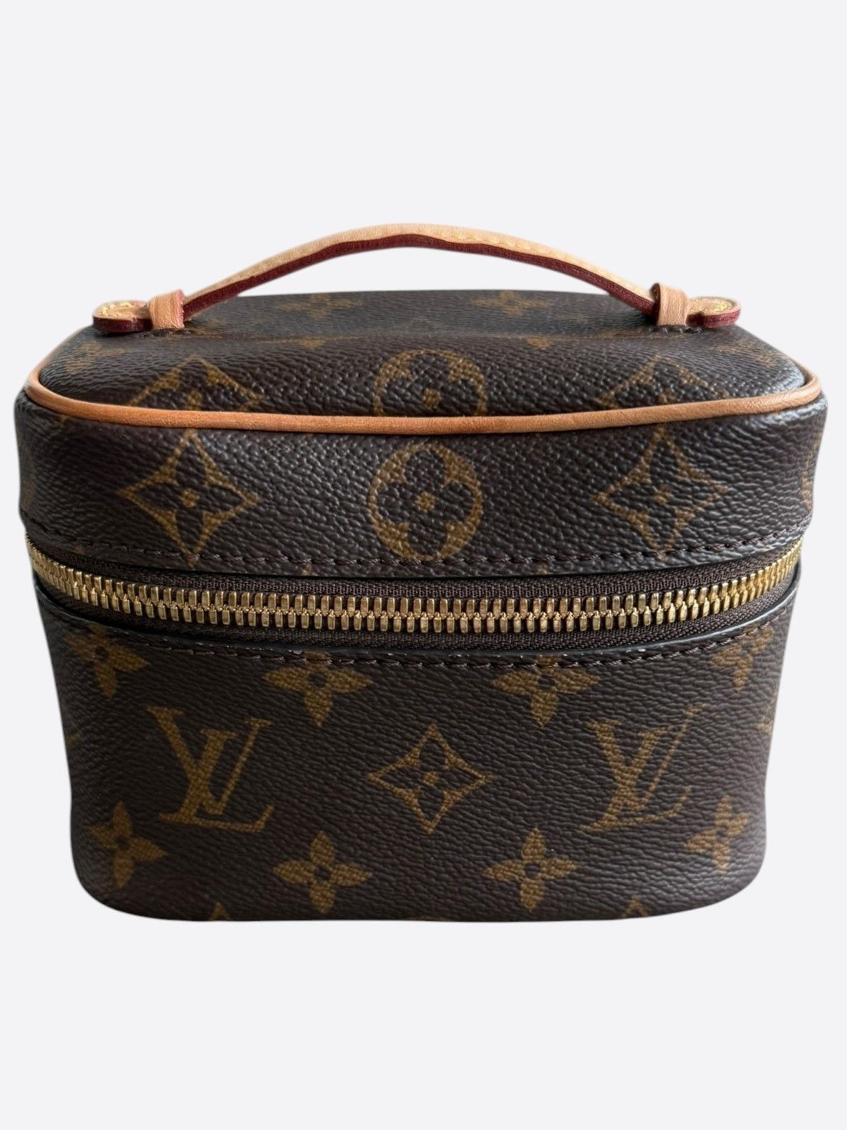 Louis Vuitton Louis Vuitton Brown Monogram Nice Nano Toiletry Pouch Size ONE SIZE - 1 Thumbnail