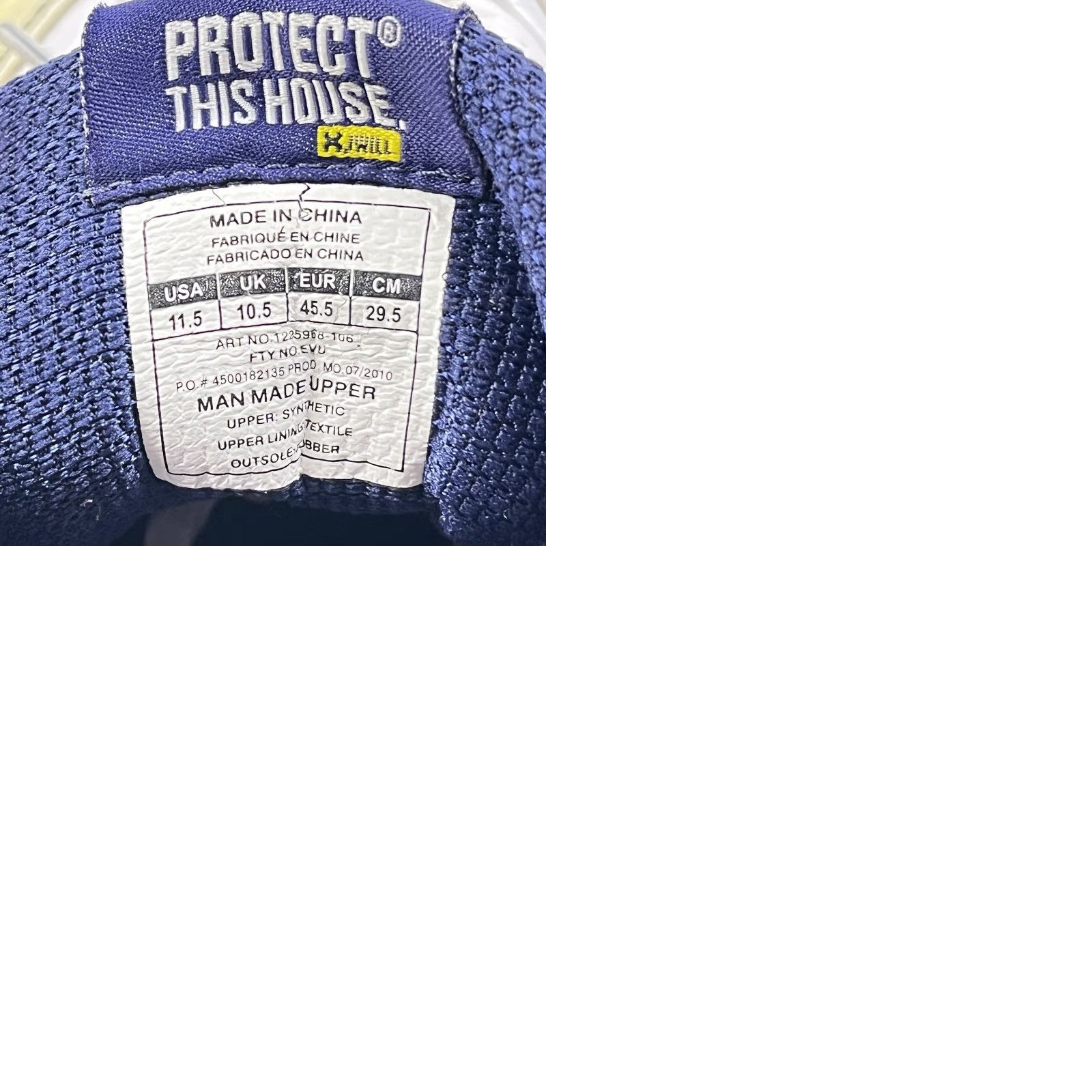 Under Armour Under Armour Micro G Men’s Sneakers Basketball White Blue 11.5 1225968-106 U A Torch Torch, Pre-owned Size US 11 / EU 44 - 9 Thumbnail