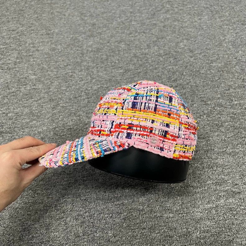 Chanel multicolored woven baseball cap from Chanel Size ONE SIZE - 3 Thumbnail