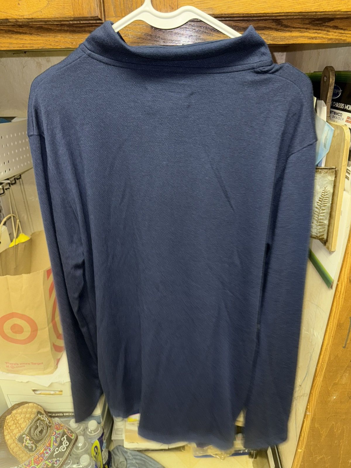 Jordan Brand University Michigan Jumpman Pullover 1/4 Zip Fleece Shirt Size US L / EU 52-54 / 3 - 2 Thumbnail