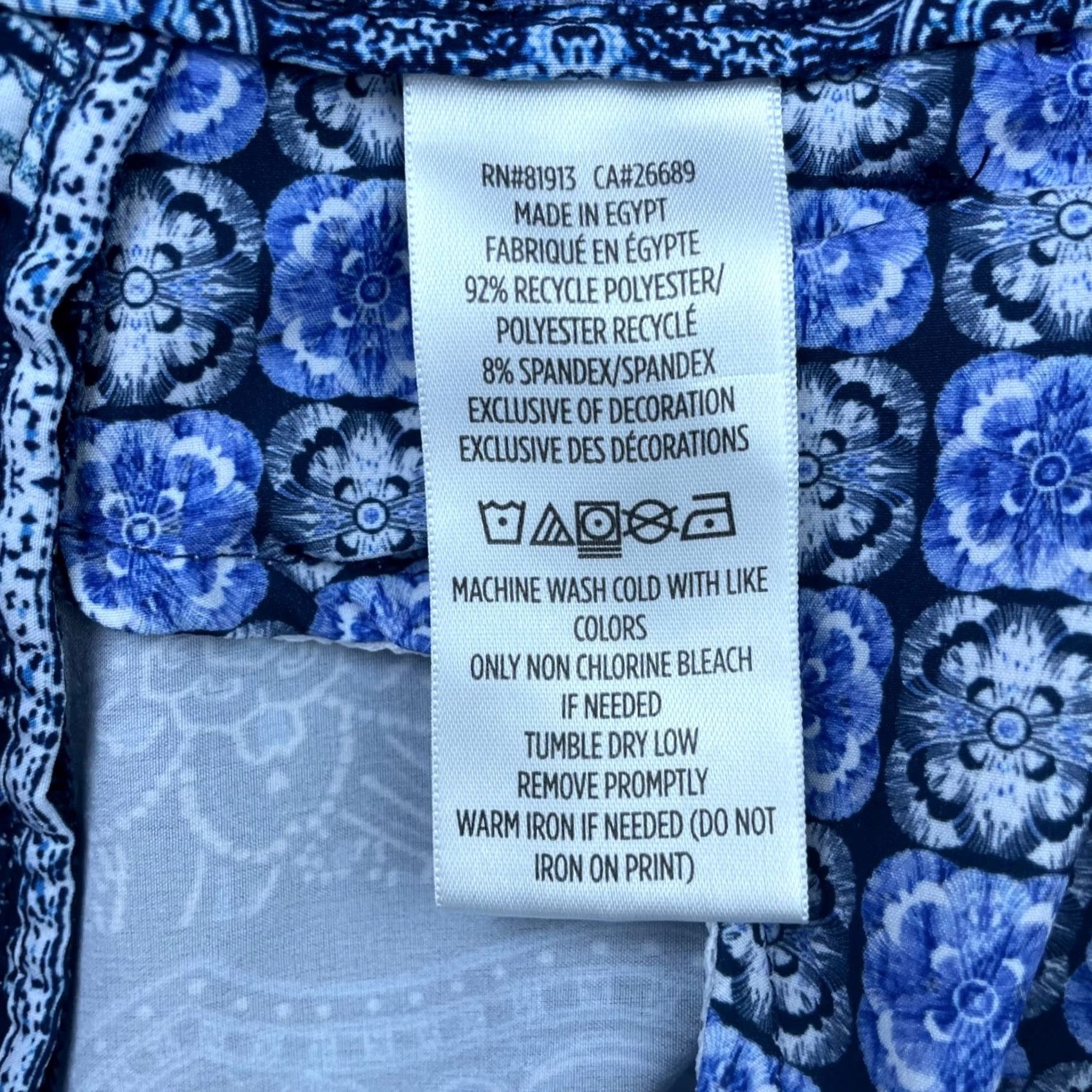 Robert Graham Robert Graham Men's Shorts Blue Patchwork Size 34 Performance Size US 34 / EU 50 - 4 Thumbnail