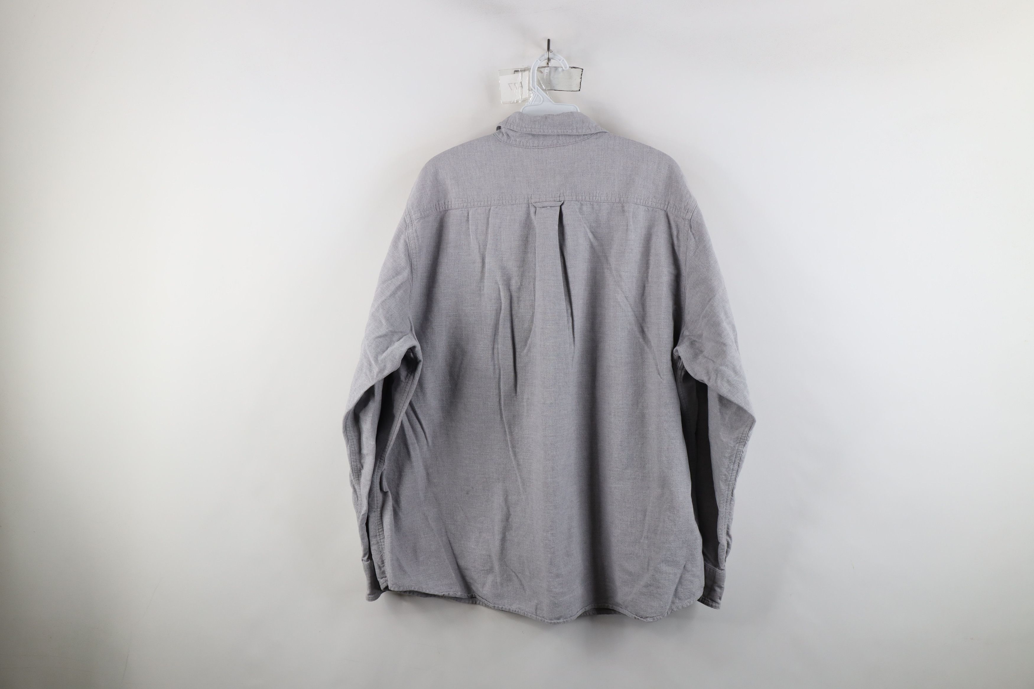 Eddie Bauer × Vintage Vintage Eddie Bauer Flannel Chambray Collared Button Shirt Size US XL / EU 56 / 4 - 11 Thumbnail