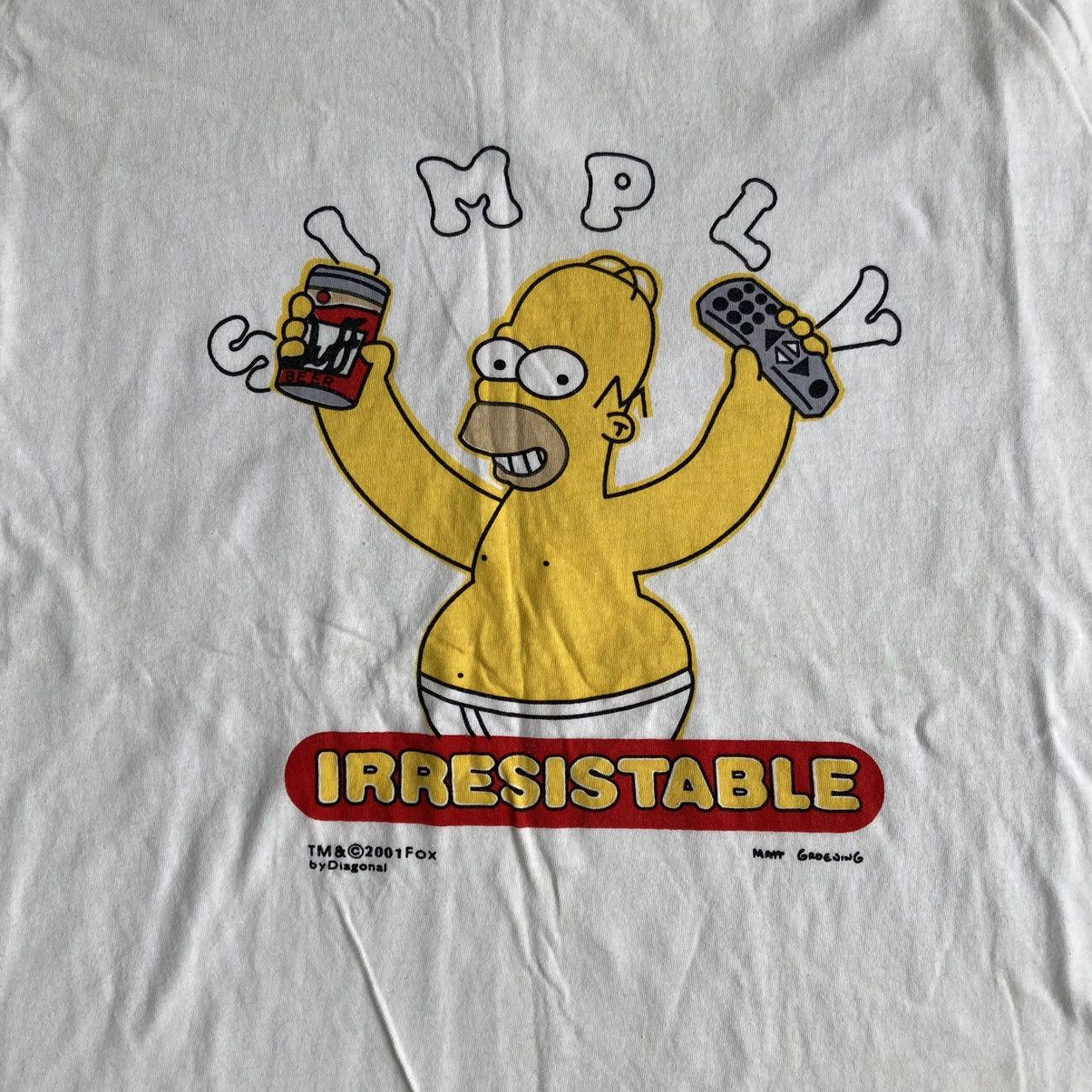 Vintage Vintage The Simpsons 2001 tee Grunge Punk Size US XL / EU 56 / 4 - 2 Thumbnail