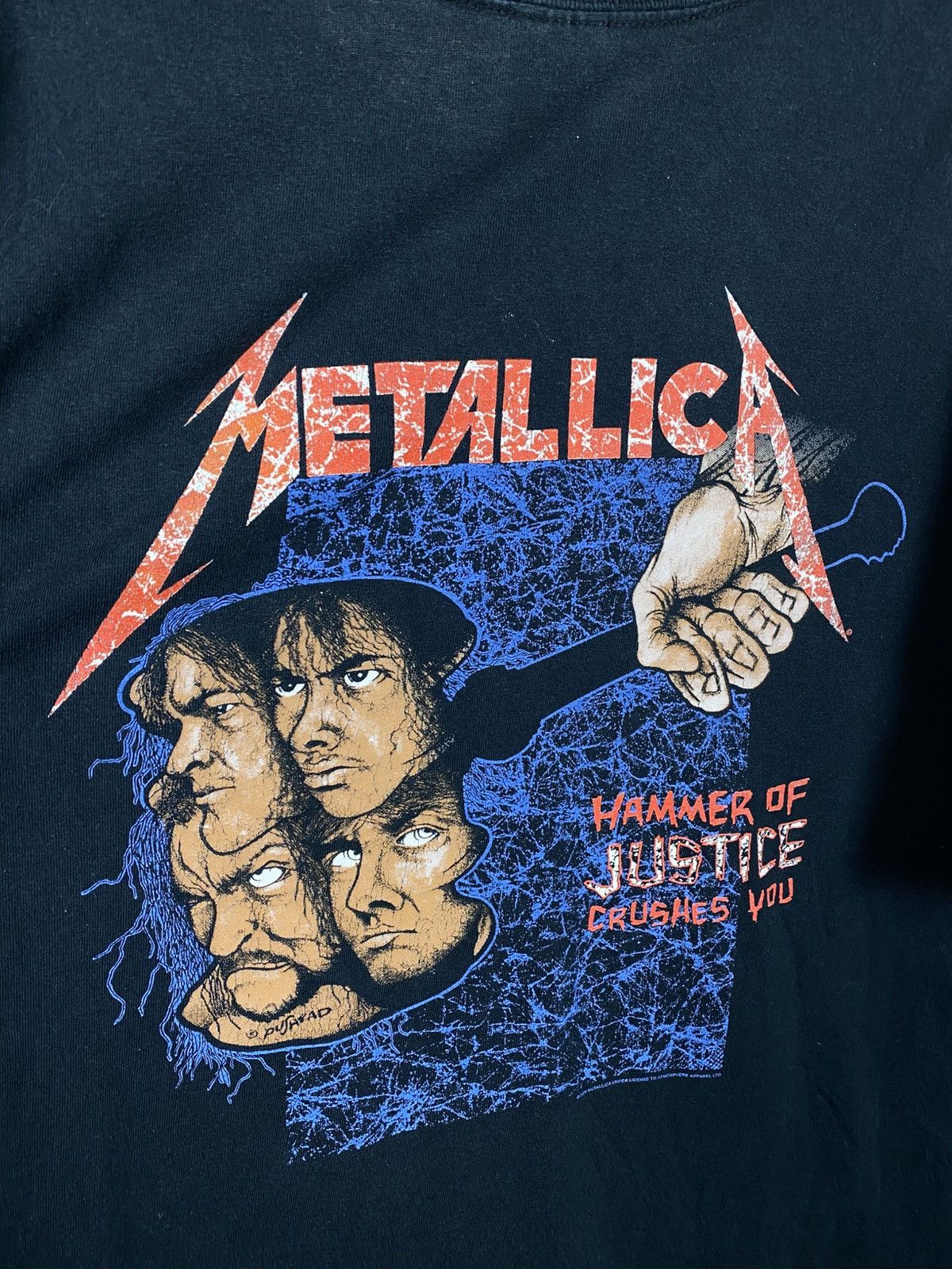 Metallica 💀Vintage 1994—2006 T-Shirt Metallica And Justce For All Tee💀 Size US XL / EU 56 / 4 - 4 Thumbnail