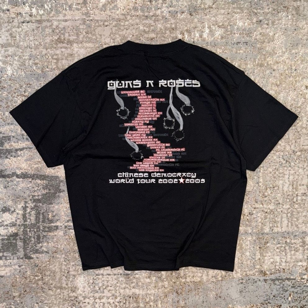 Delta Guns N Roses Chinese Democracy World Tour 2002 Shirt Mens XL Size US XL / EU 56 / 4 - 2 Thumbnail