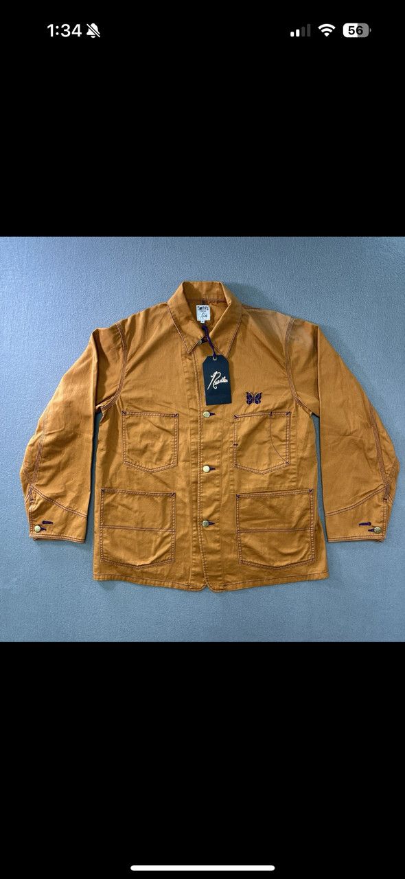Needles Needles Shirt Men's Coverall Overshirt Button Up Long Sleeve Size US S / EU 44-46 / 1 - 1 Thumbnail