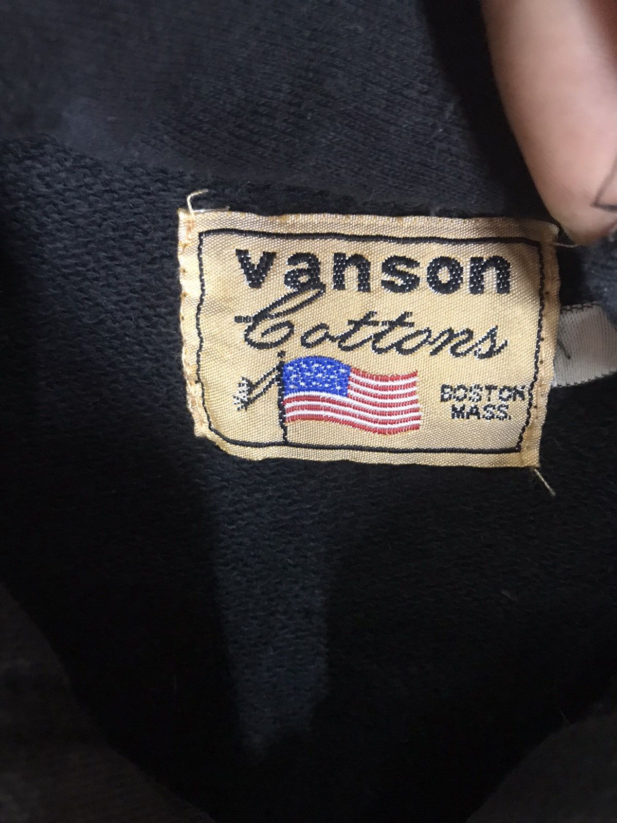 If Six Was Nine LAST DROP 🔥VANSON LEATHERHOODIE SPELLOUT BIG LOGO VERY RATS‼️ Size US L / EU 52-54 / 3 - 7 Thumbnail