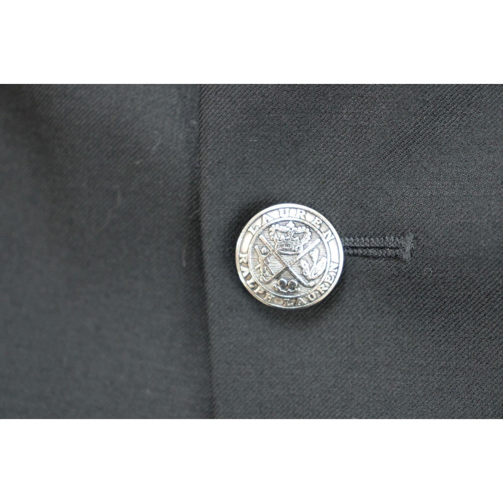 Lauren Ralph Lauren Lauren Ralph Lauren Blazer Men Size 40L Black 100% Wool Size 40L - 9 Thumbnail