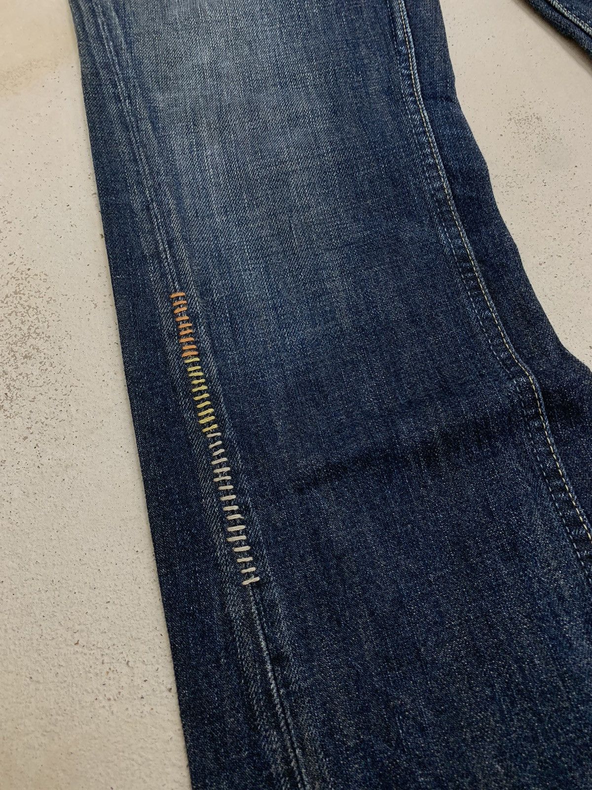 20471120 × Japanese Brand Sweet Camel Flare Kapital Style Whisker Distressed Denim Size US 28 / EU 44 - 6 Thumbnail