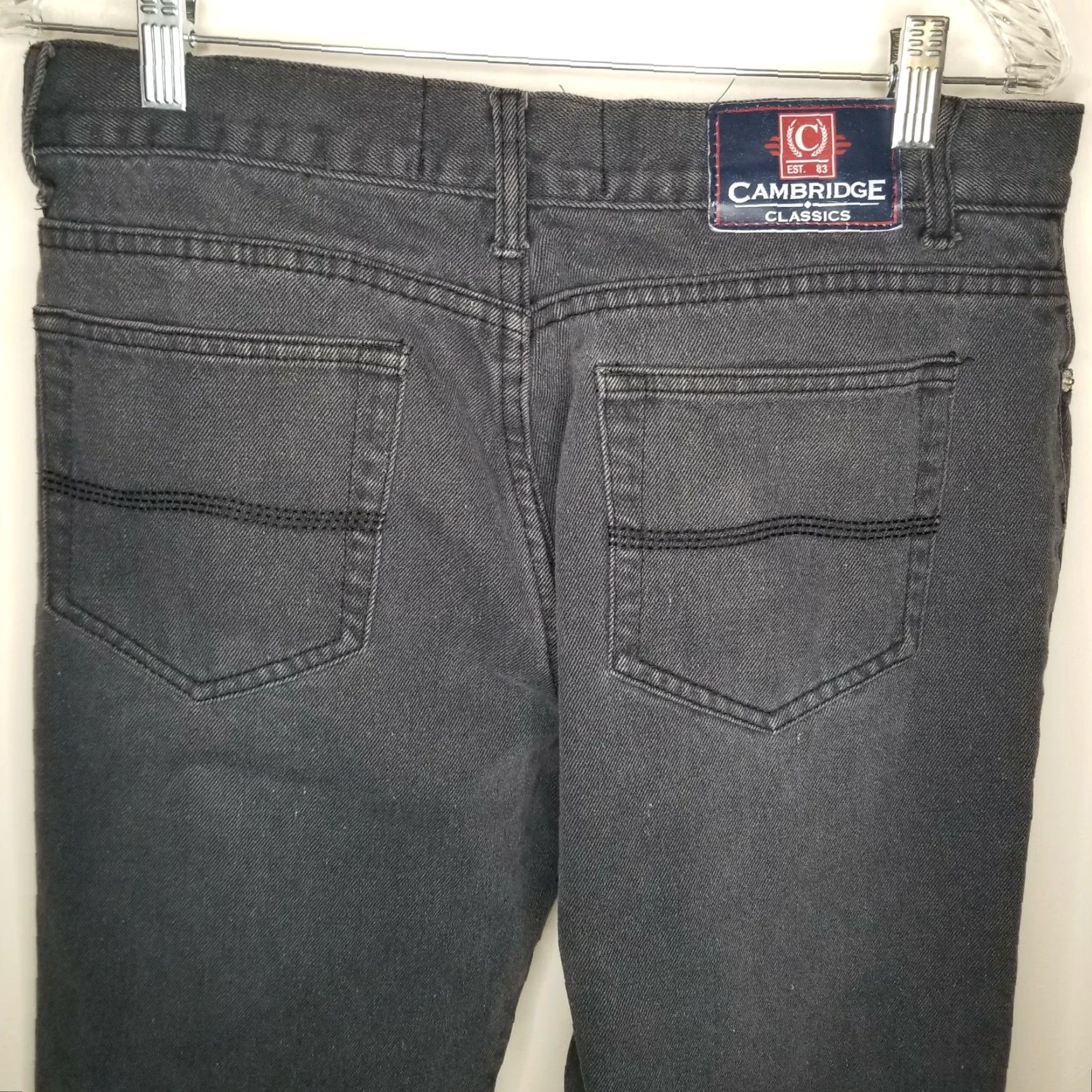 Vintage Cambridge Classics Jeans Adult 34x30 Black Straight Mens Size US 34 / EU 50 - 5 Thumbnail