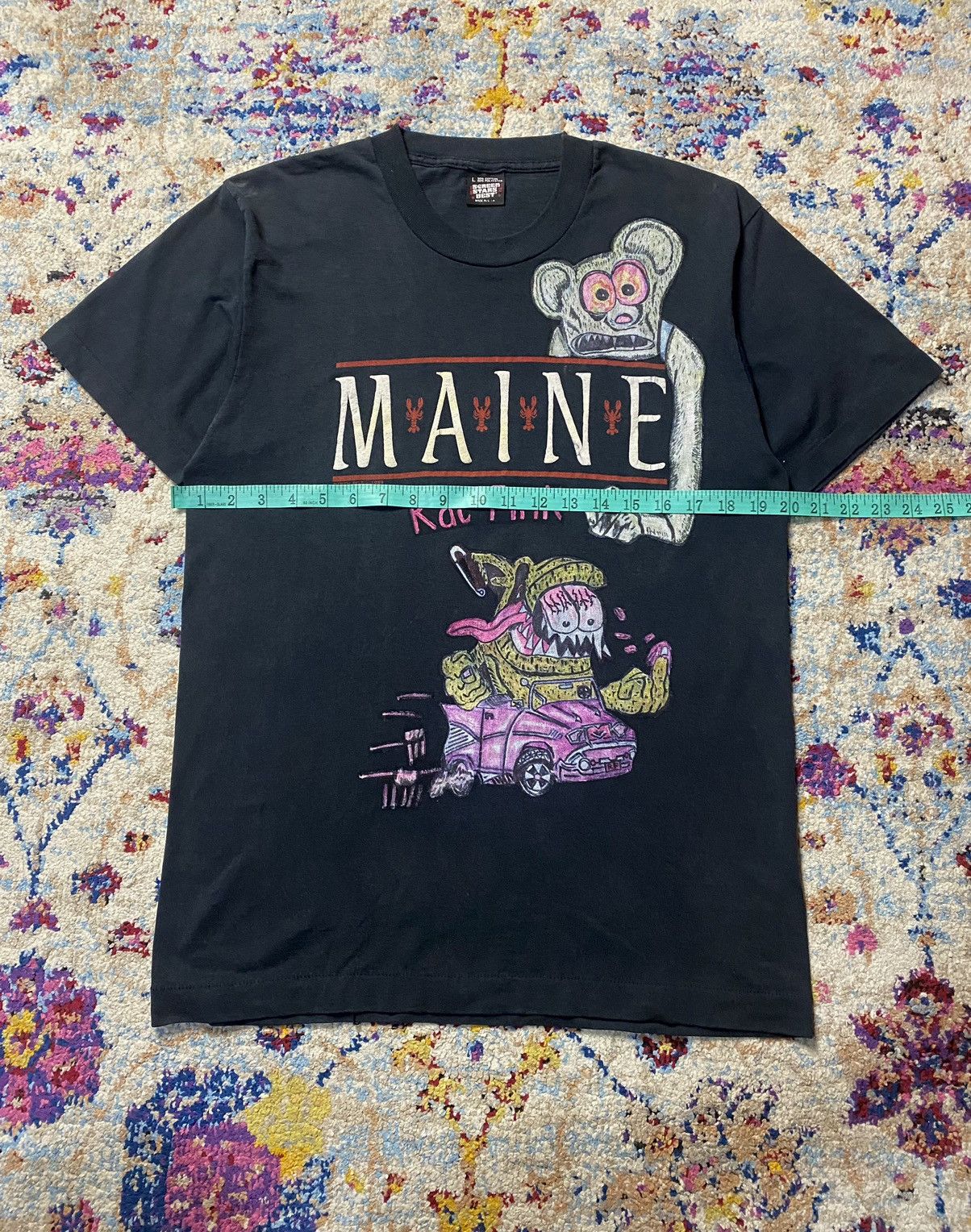 Vintage 1989 Vintage Ed Roth Maine Rat Fink Birdlegs Copyrights M Size US M / EU 48-50 / 2 - 8 Thumbnail