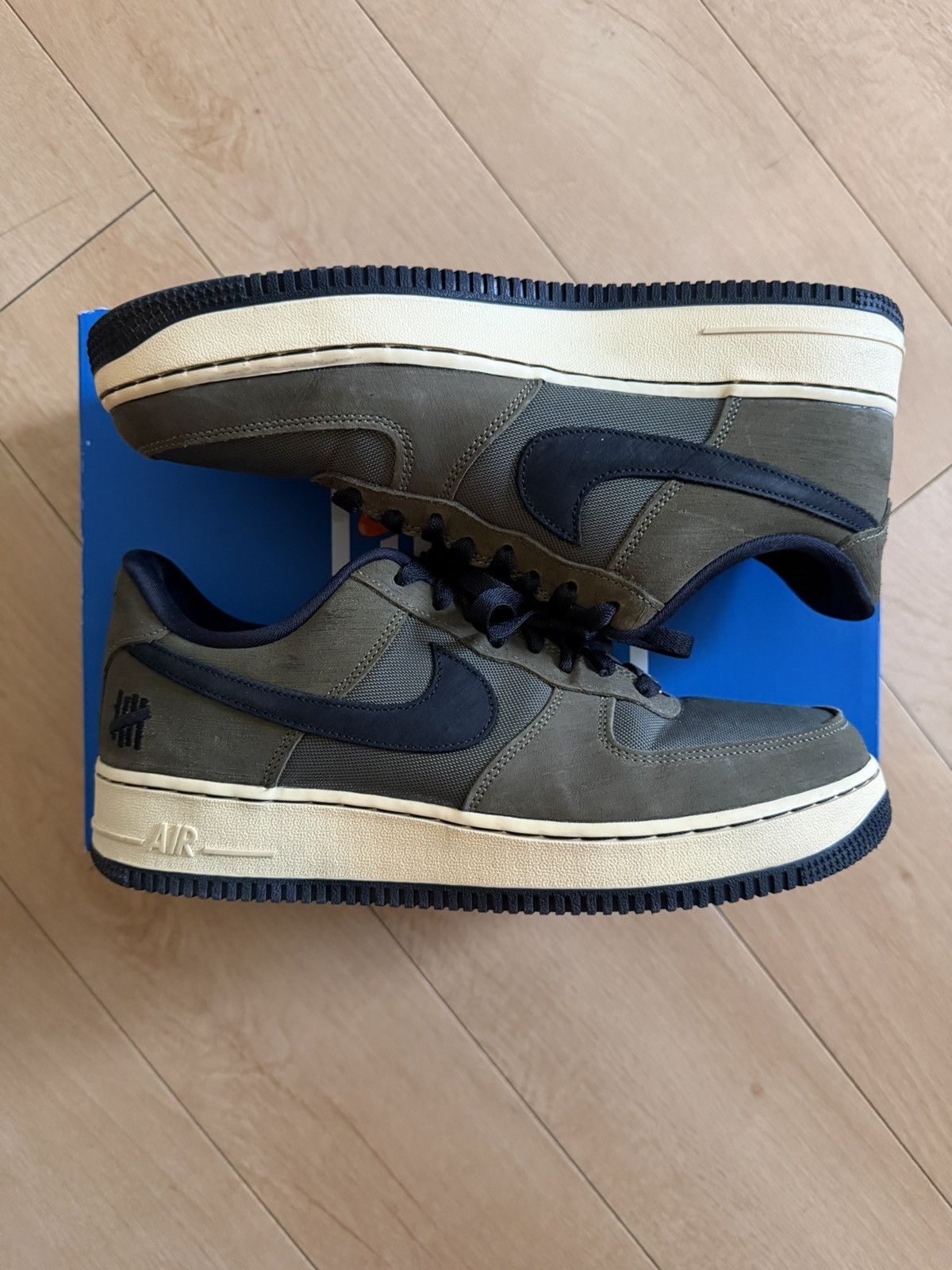 Nike × Undefeated Nike x Undefeated Air Force 1 “Ballistic” Size US 10 / EU 43 - 2 Thumbnail