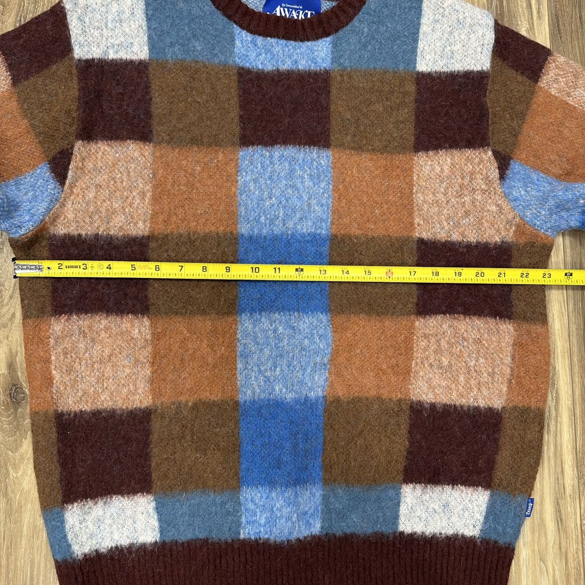 Awake NY Awake New York Mohair Checkered Square Sweater, Large Size US L / EU 52-54 / 3 - 7 Thumbnail