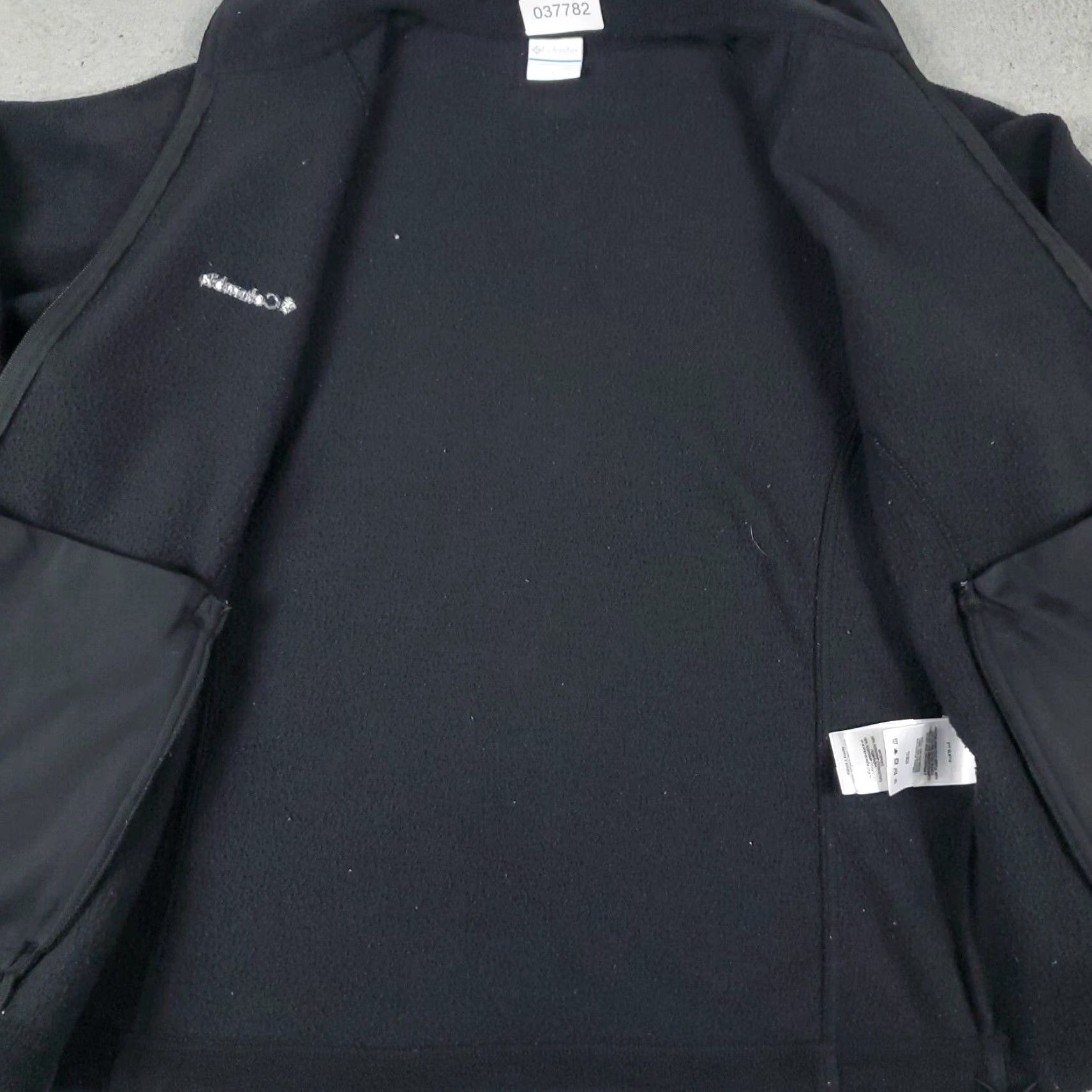 Vintage Columbia Full Zip Sweater Mens Large Black Fleece Outdoor Size US L / EU 52-54 / 3 - 5 Thumbnail