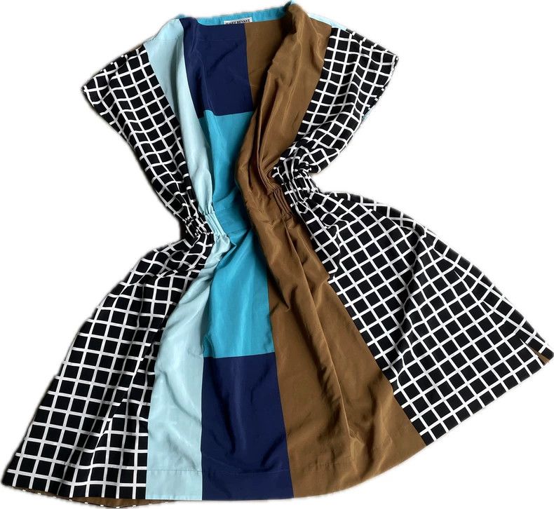 Issey Miyake Issey Miyake size:2 Geometric color block dress Size XS / US 0-2 / IT 36-38 - 2 Thumbnail