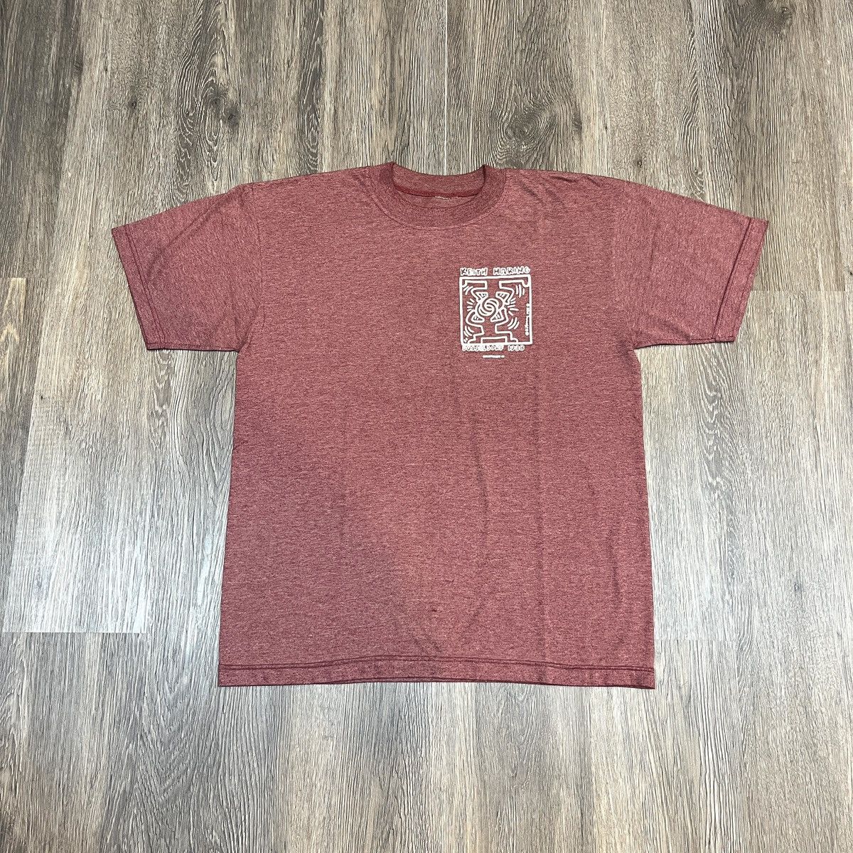Keith Haring 1988 Keith Haring Dusseldorf Kaistrasse 10 T-shirt Size US L / EU 52-54 / 3 - 5 Thumbnail