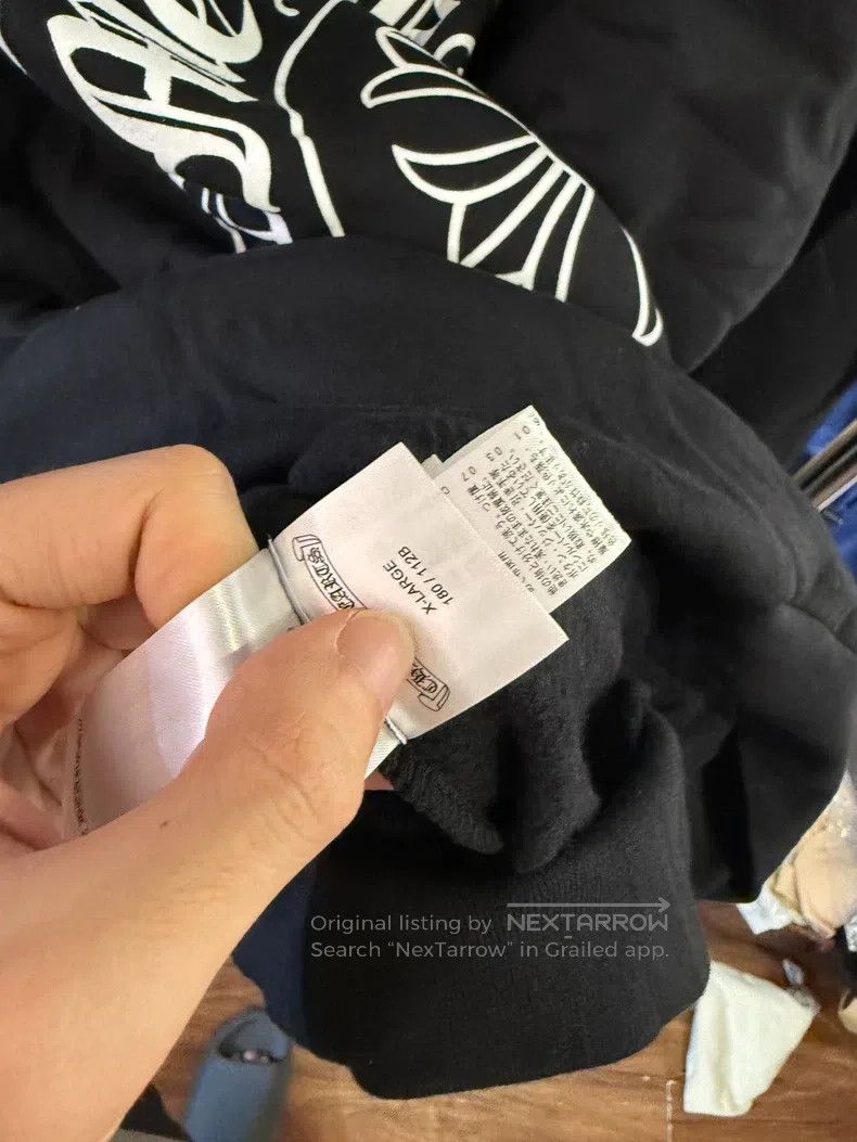 Chrome Hearts CHROME HEARTS Size XL Black hooded sweater Size US XL / EU 56 / 4 - 5 Thumbnail