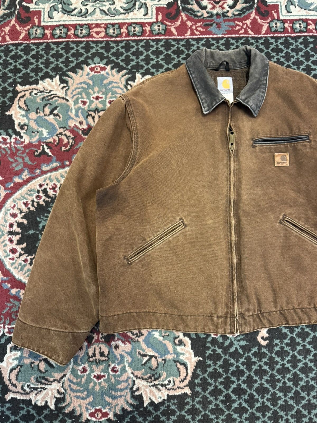 Carhartt Carhartt Workwear J97DKB FADED Detroit Blanket Lined JKT Size US XL / EU 56 / 4 - 3 Thumbnail