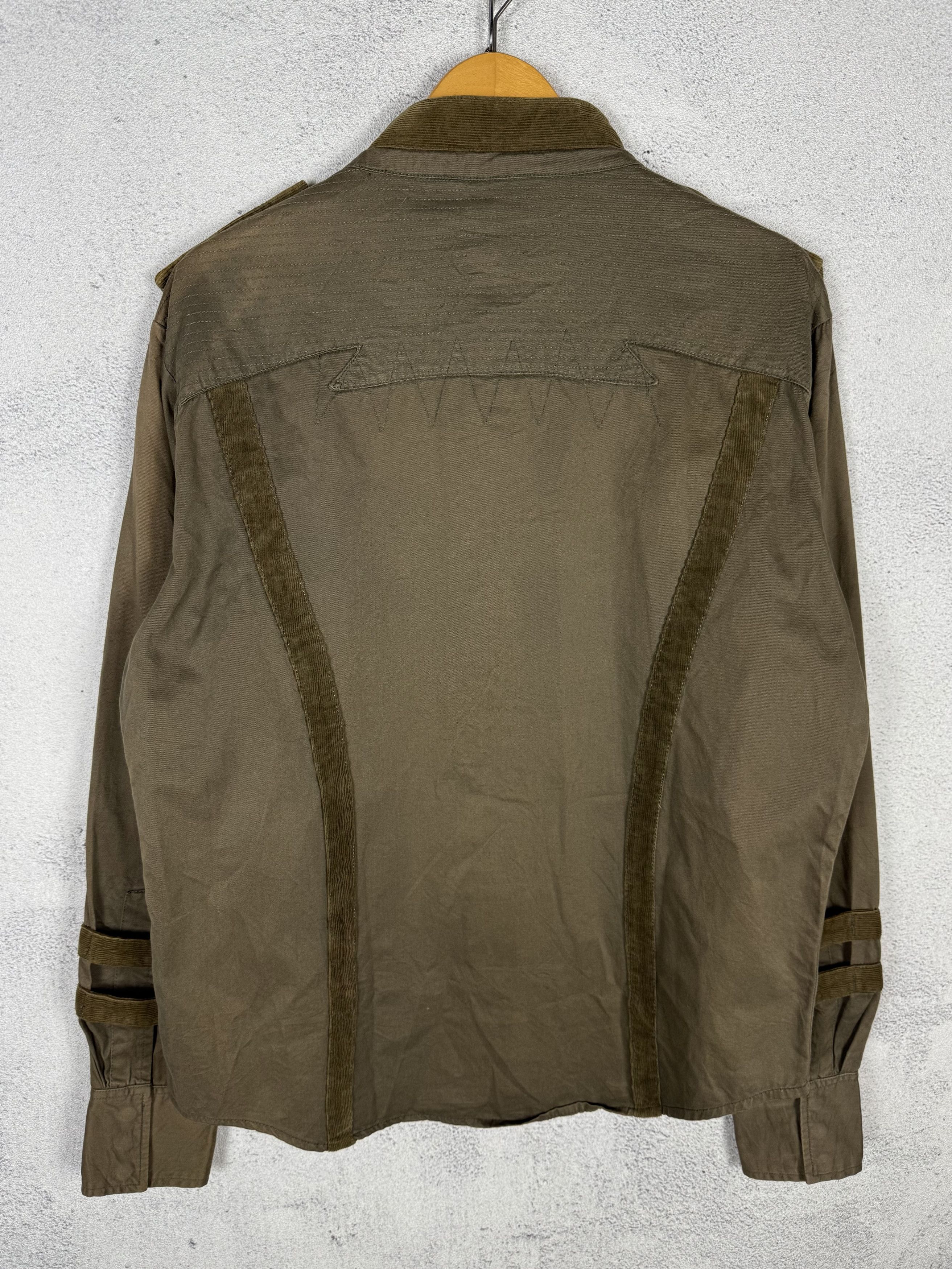 Diesel Y2K Diesel Army Military Shirt Size US L / EU 52-54 / 3 - 5 Thumbnail