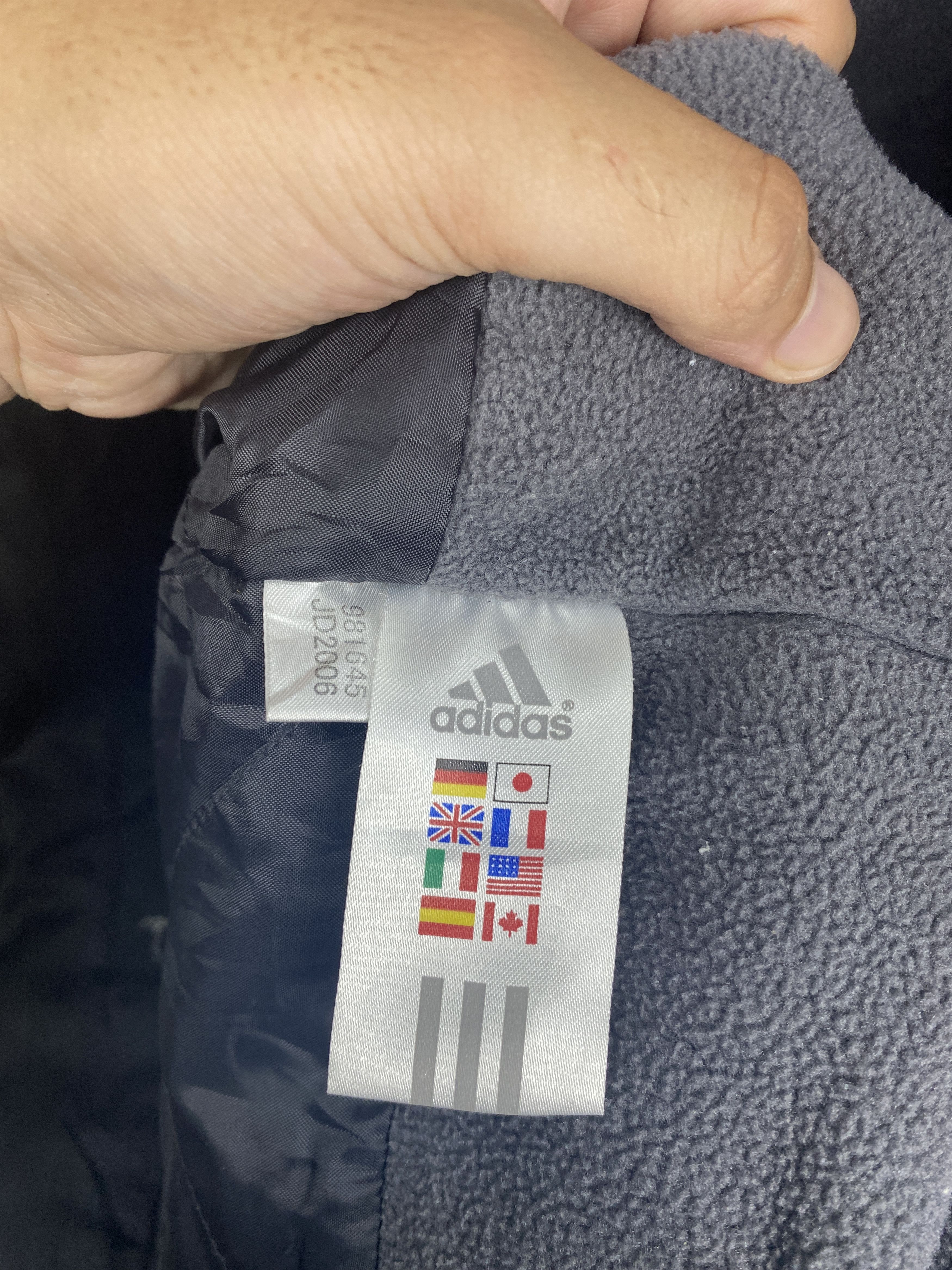 Adidas 90s Rare Adidas Original Zipper Up Long Jacket AH0022 Size US XXL / EU 58 / 5 - 6 Thumbnail