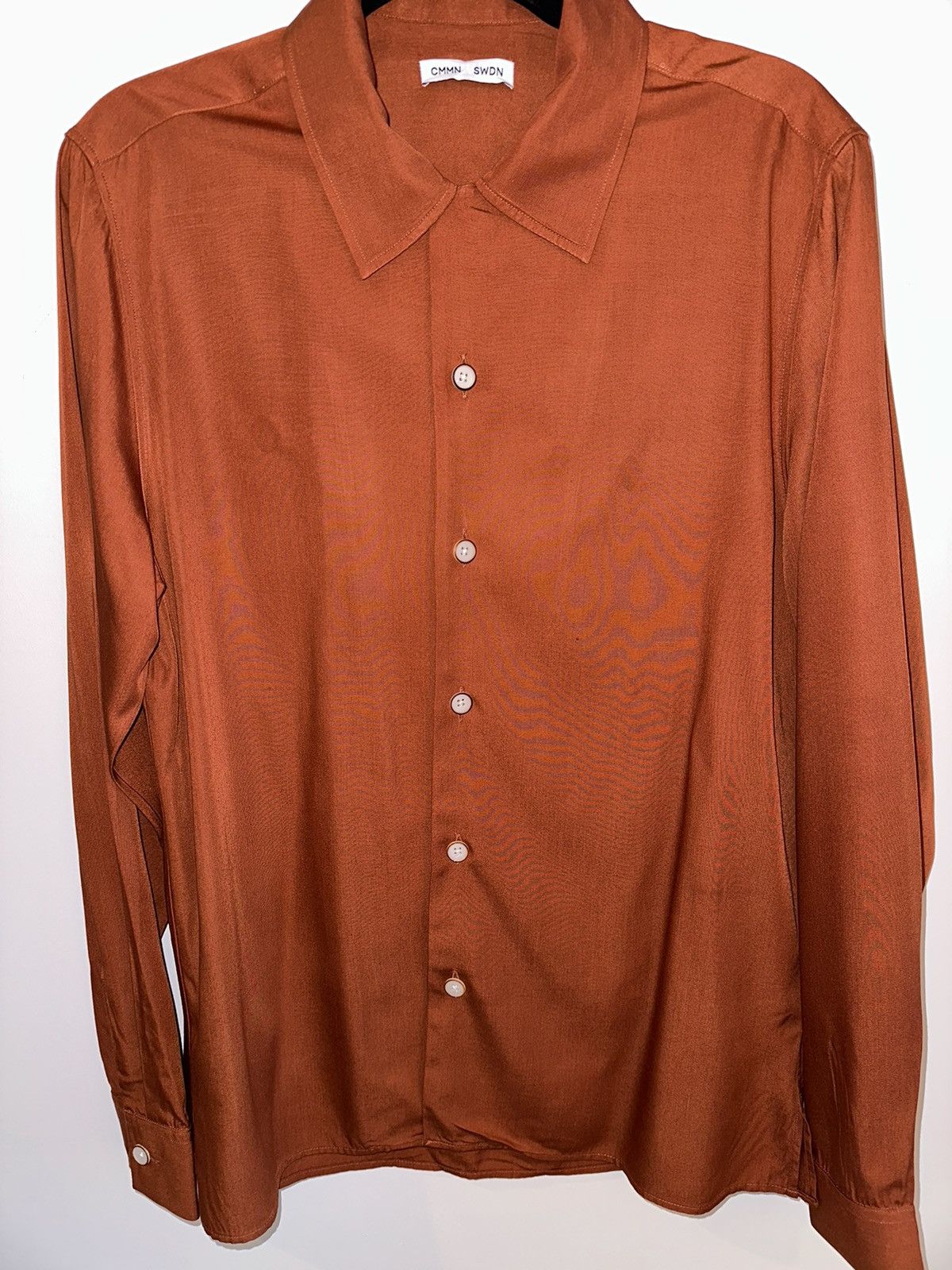 CMMN SWDN Viscose Oxford cloth shirt Size US S / EU 44-46 / 1 - 1 Thumbnail