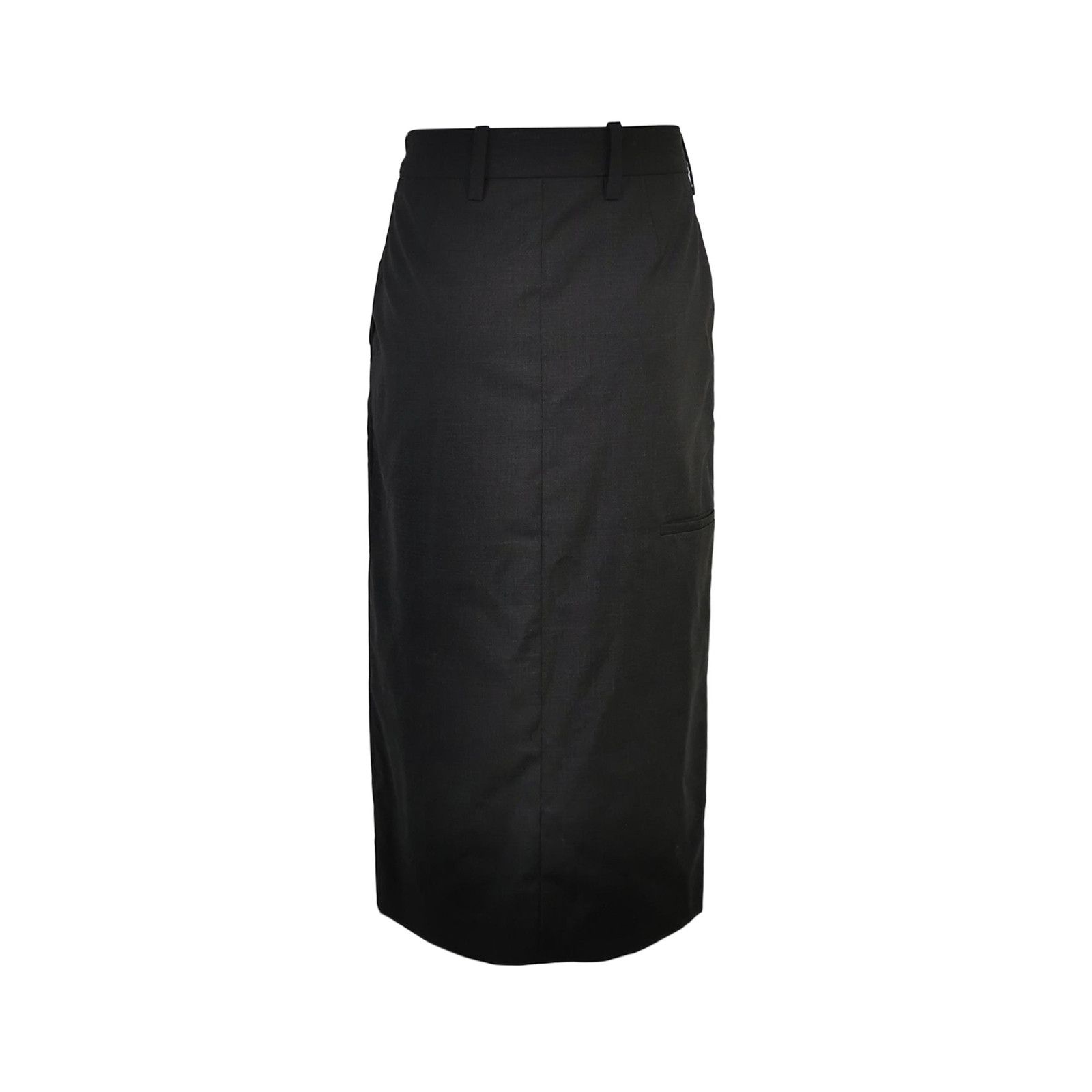 Prada Prada Virgin Wool Midi Skirt Size 36 Size 25" / US 0 / IT 36 - 1 Thumbnail