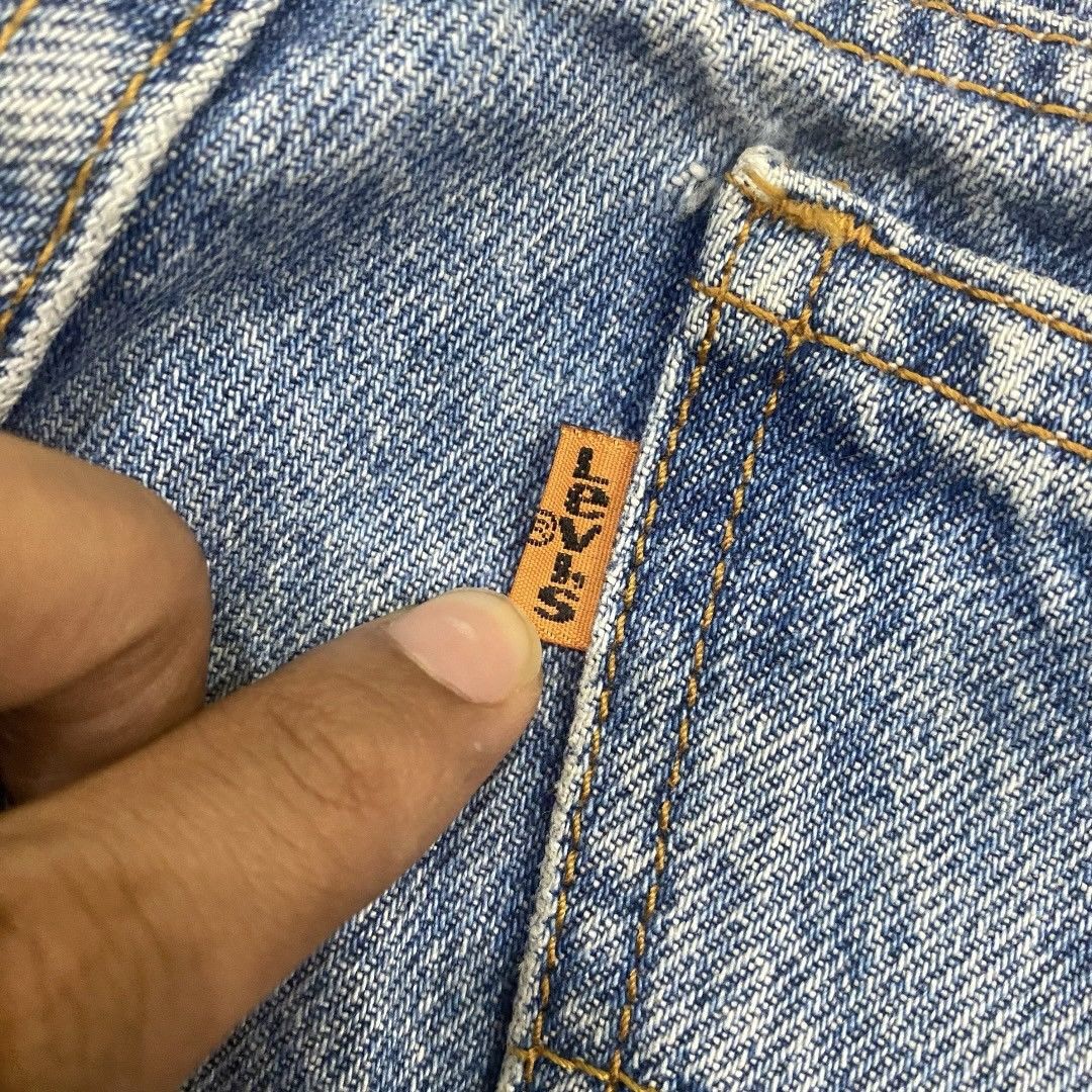 Levi's Vintage 90s Levi’s 505 Orange Tab Denim Jeans Size US 36 / EU 52 - 10 Thumbnail