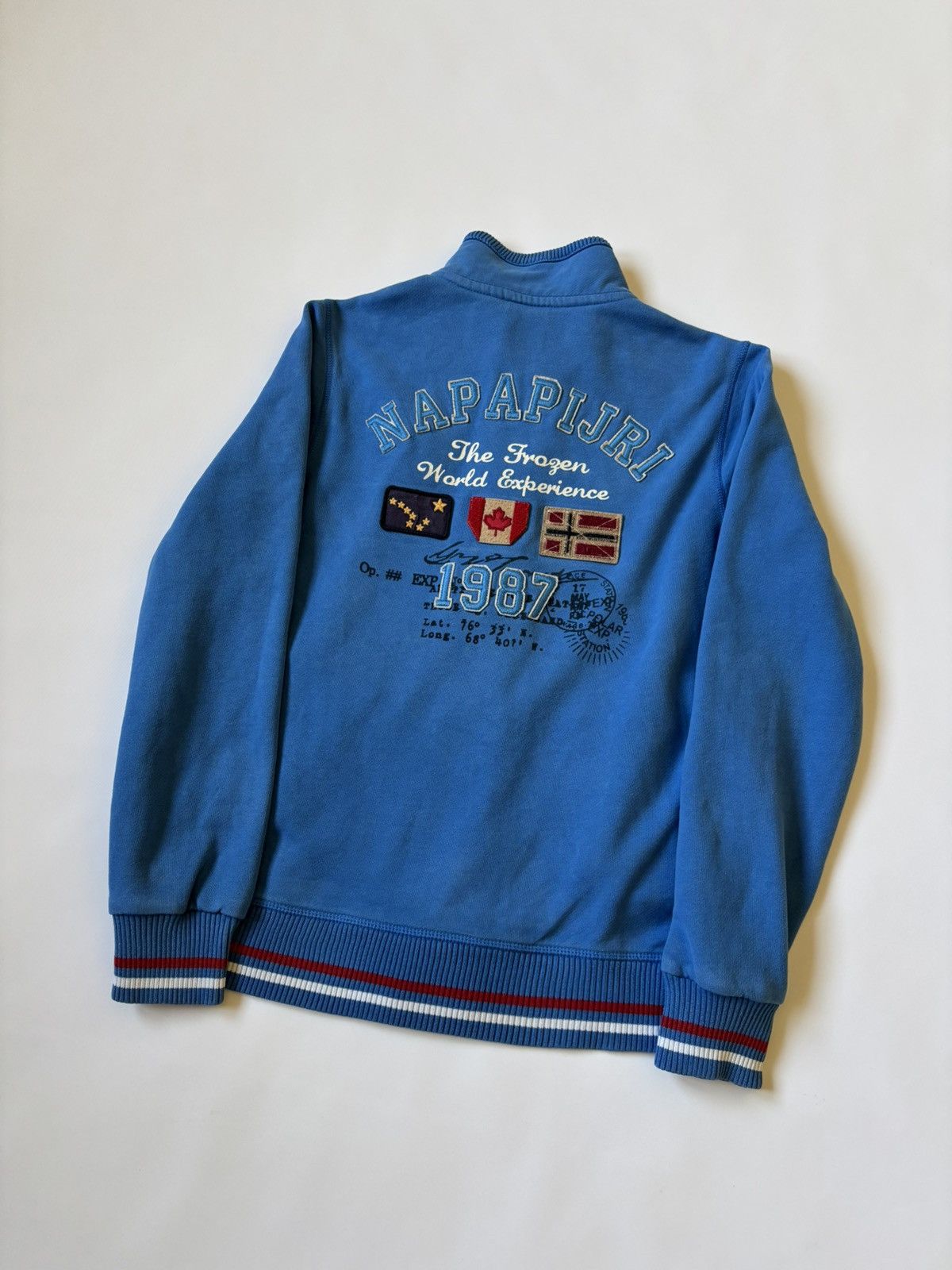 Napapijri × Vintage Napapijri Vintage Y2K Sweatshirt Zip Patch Rare Hype Size US M / EU 48-50 / 2 - 3 Thumbnail