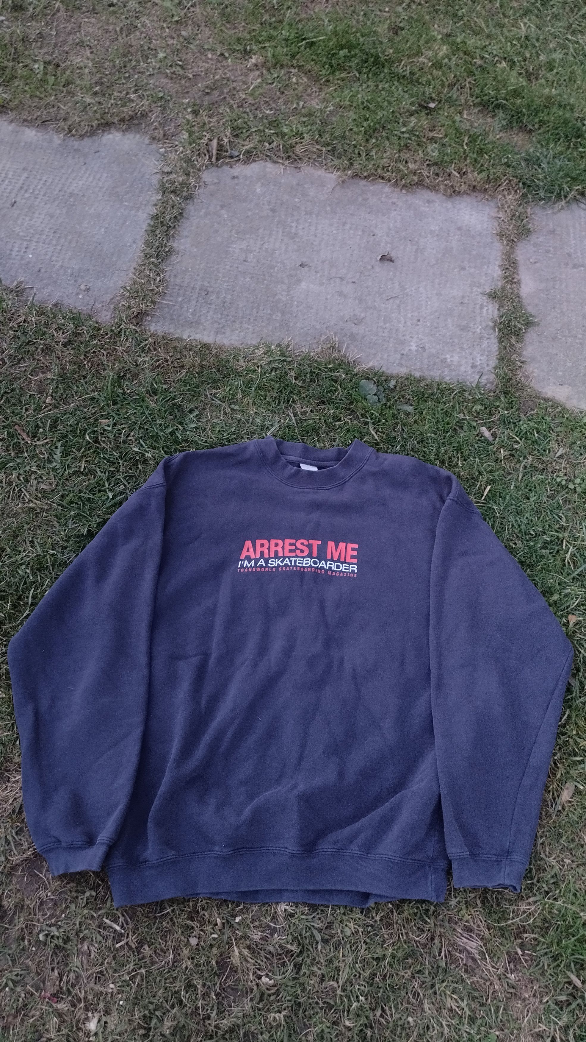 Vintage Y2K Transworld Skateboards Arrest Me I'm A Skateboarder Size US L / EU 52-54 / 3 - 1 Thumbnail