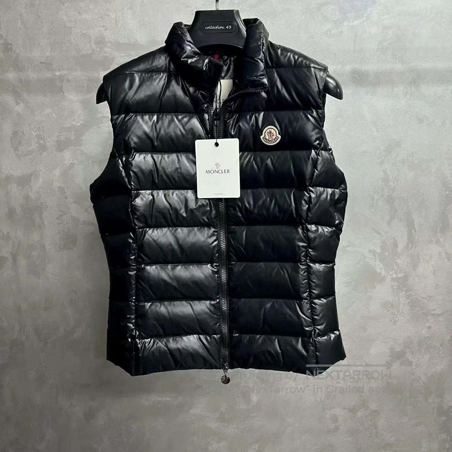 Moncler moncler black logo puffer vest size 3. Size US L / EU 52-54 / 3 - 1 Thumbnail