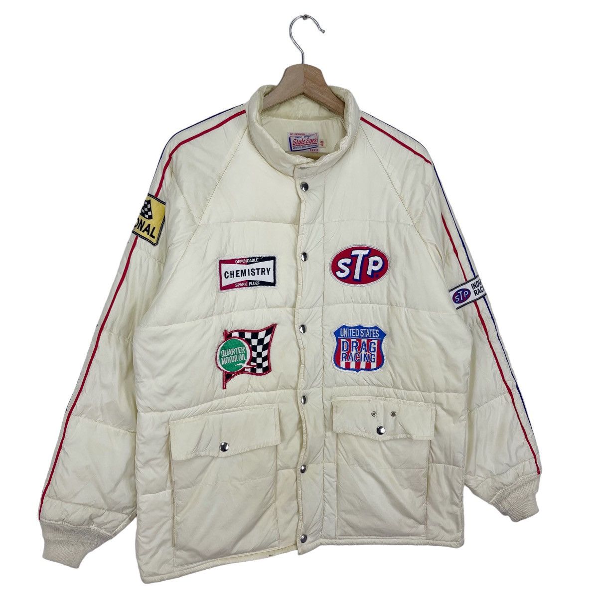 Sports Specialties Vintage 90’s STP Team Racing Patches Puffer Size US L / EU 52-54 / 3 - 7 Thumbnail