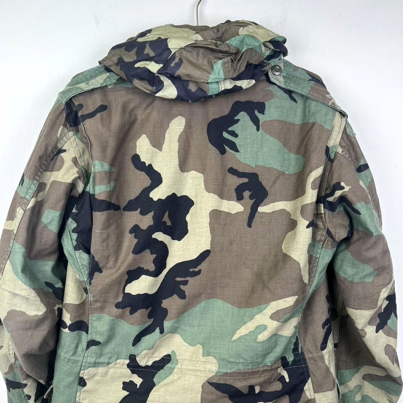 Vintage VINTAGE American Vintage Military Jacket Camouflage Nylon Green S Men Jacket Military Camouflage Size US S / EU 44-46 / 1 - 4 Thumbnail