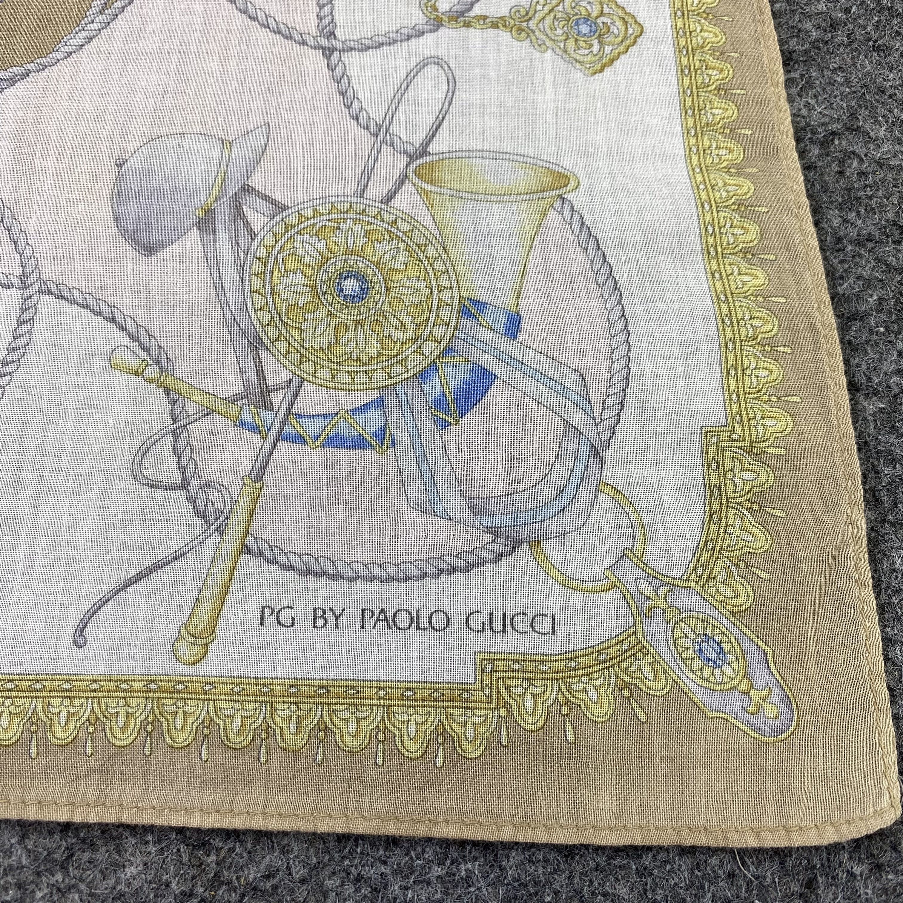 Paolo Gucci PG By Paolo Gucci Handkerchief / Bandana / Neckerchief-B555 Size ONE SIZE - 5 Thumbnail