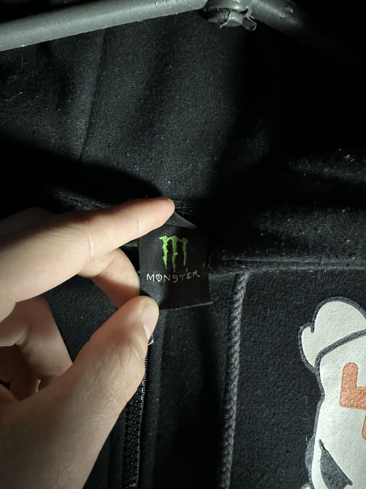 DC Zip hoodie Dc & monster Black Size US L / EU 52-54 / 3 - 4 Thumbnail