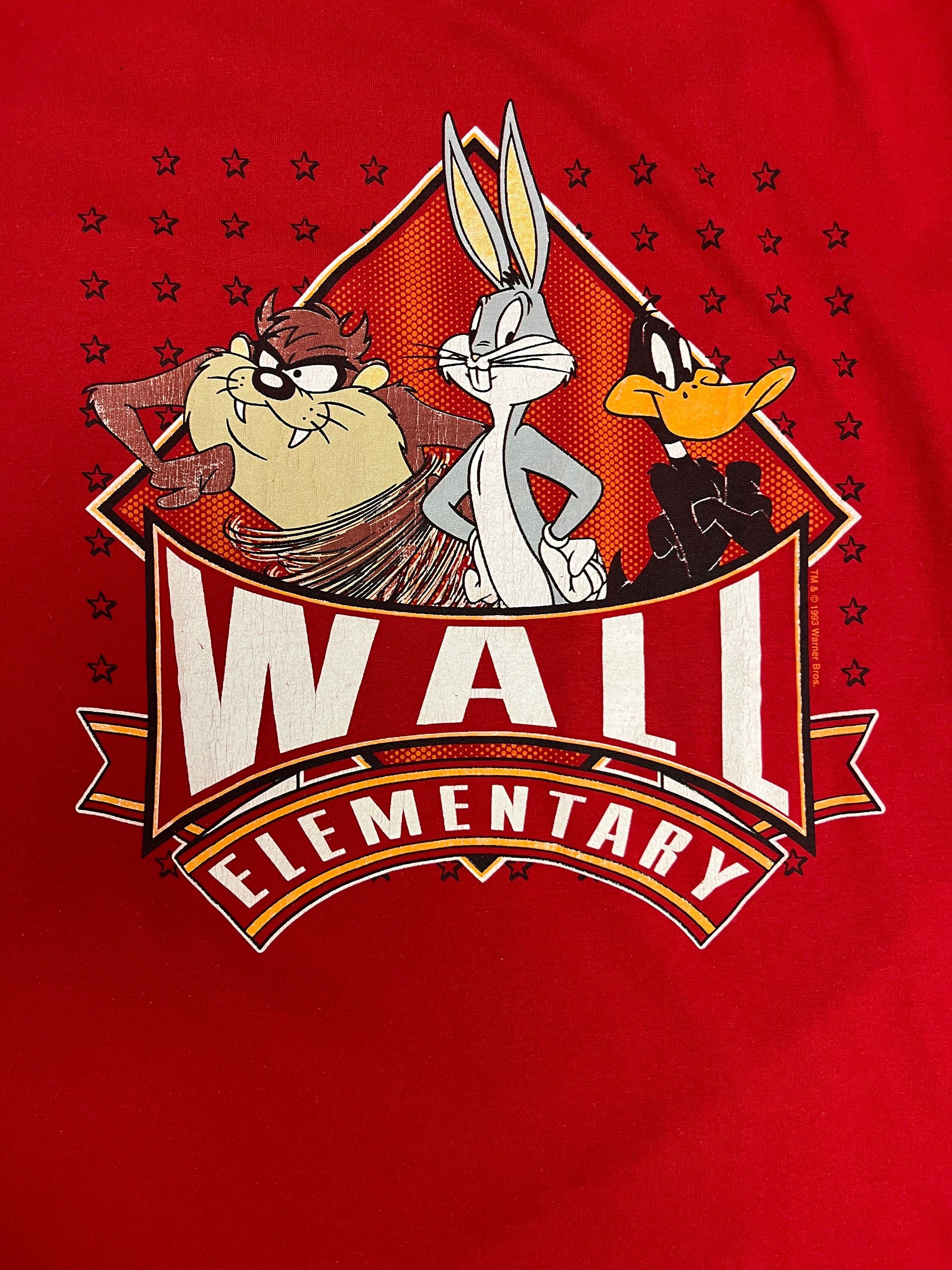 Vintage Looney Tunes Wall Elementary Vintage T-Shirt Tee Size US L / EU 52-54 / 3 - 2 Thumbnail