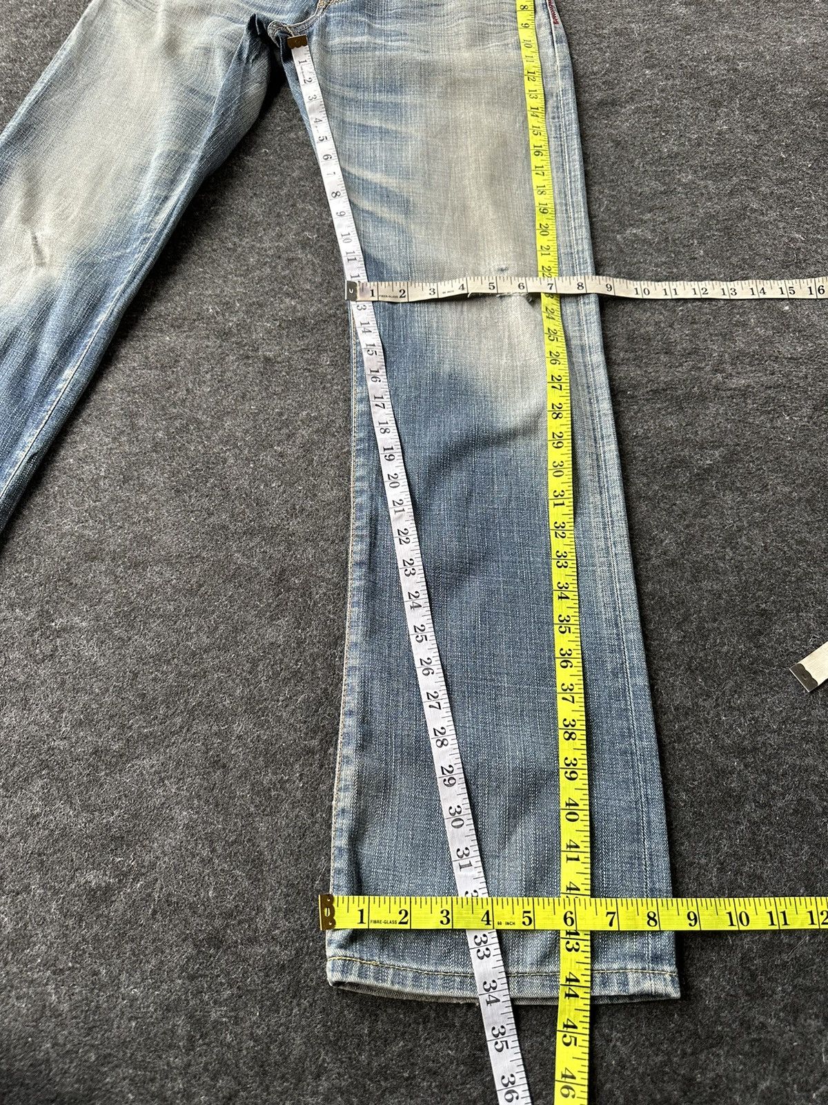 Edwin Edwin Blue Trip Japan Faded Washed Vintage Denim D511 Size US 29 - 11 Thumbnail