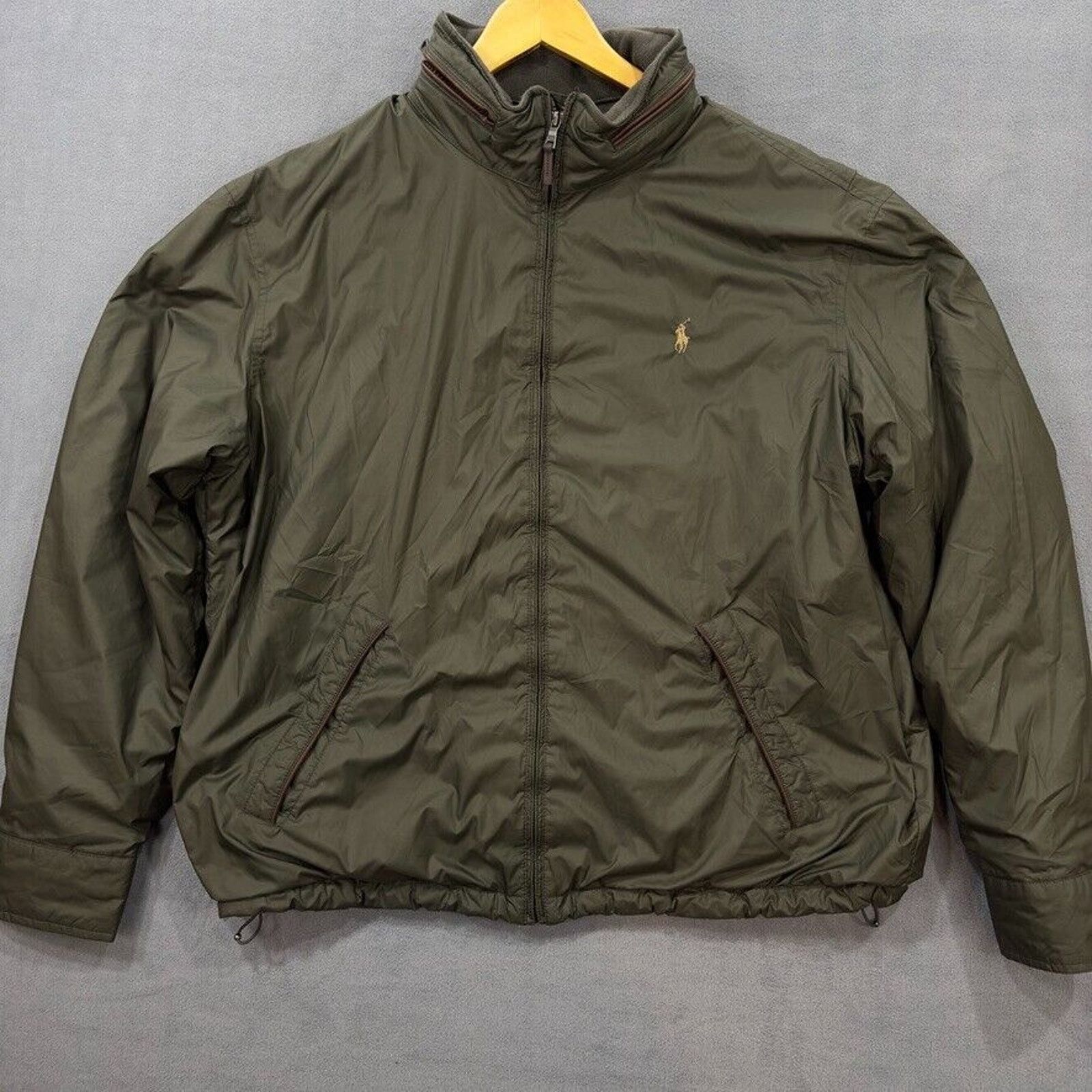 Ralph Lauren Vintage Polo Ralph Lauren Jacket Mens XL Coat Full Zip Green Size US XL / EU 56 / 4 - 1 Thumbnail