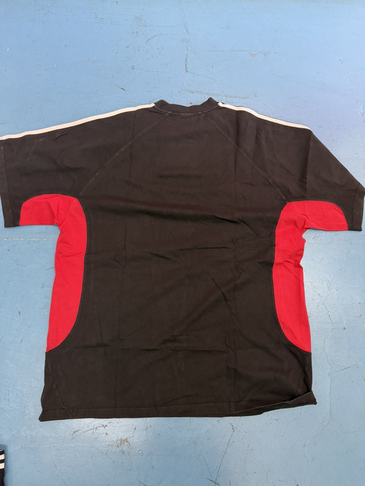 Adidas × Balenciaga BALENCIAGA X ADIDAS BLACK/RED TEE Size US XL / EU 56 / 4 - 2 Thumbnail