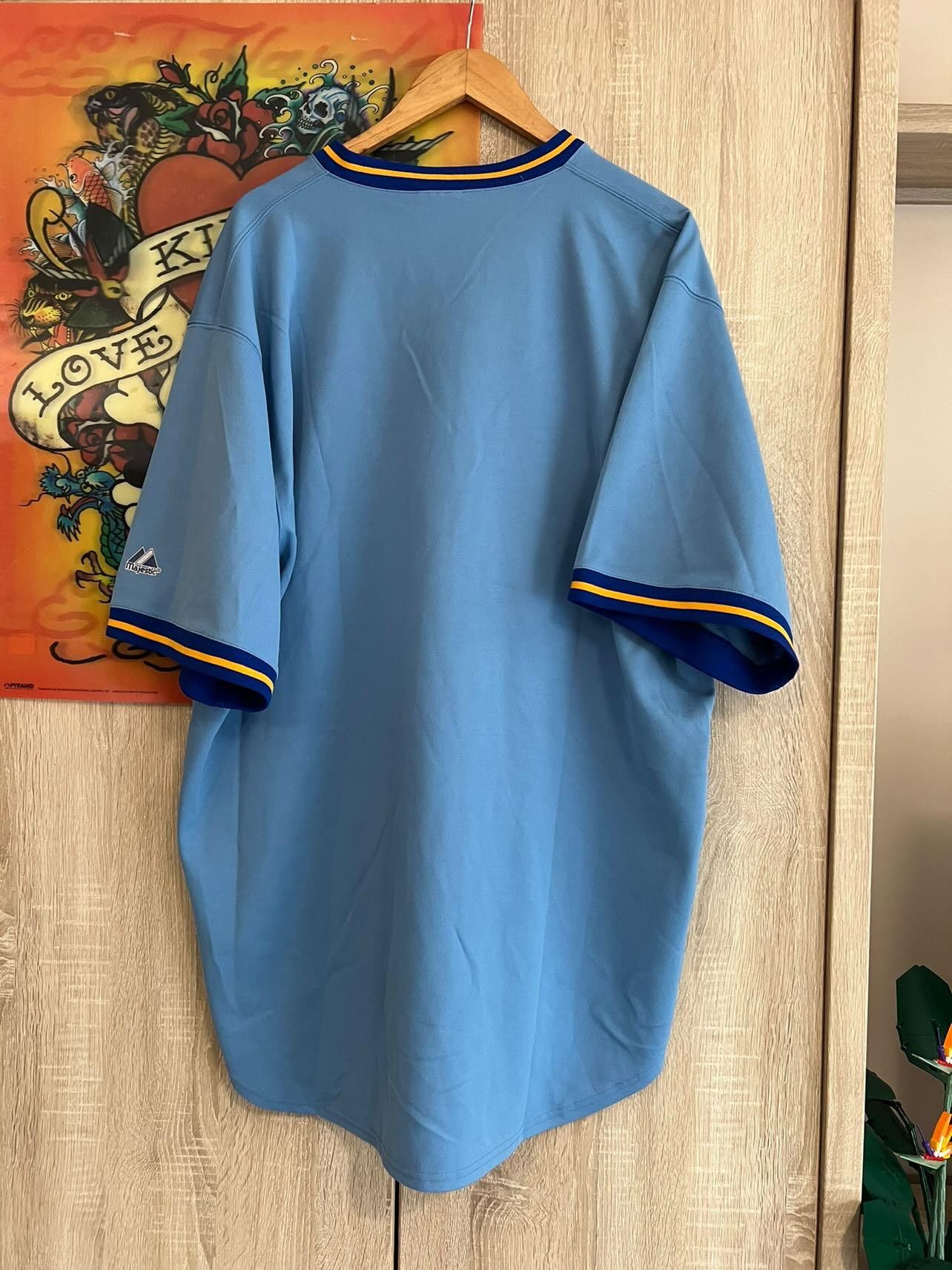 Cooperstown Collection Majestic Cooperstown Collection Milwaukee Brewer jersey Size US XXL / EU 58 / 5 - 2 Thumbnail