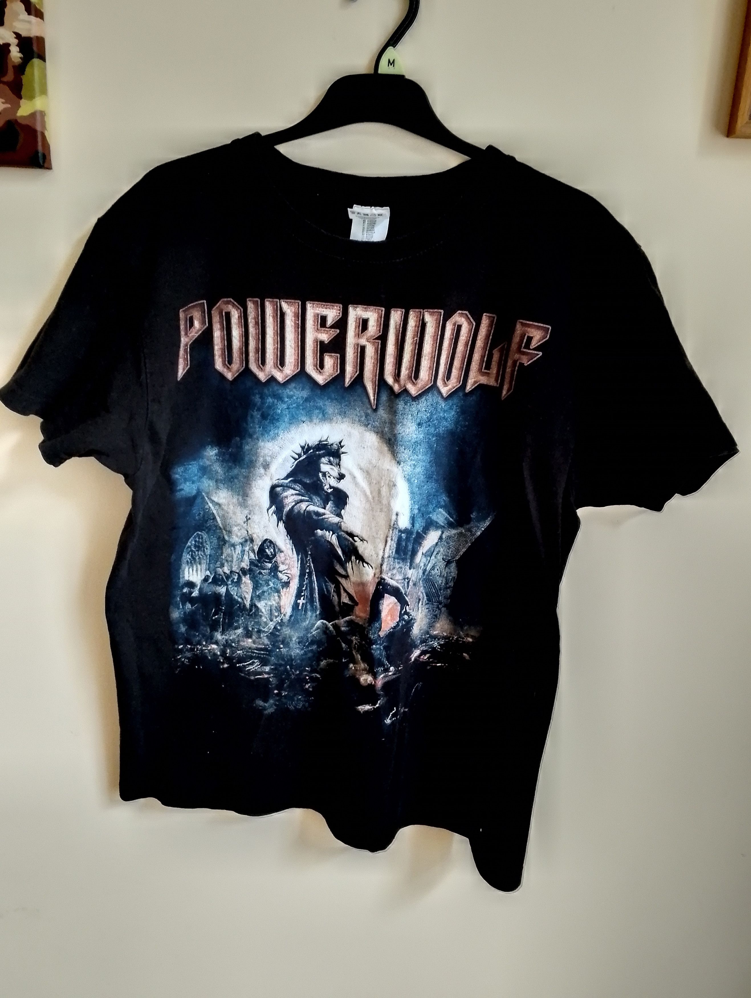 Band Tees Powerwolf T Shirt Metal Tee Iron Maiden Megadeath Size US M / EU 48-50 / 2 - 1 Thumbnail