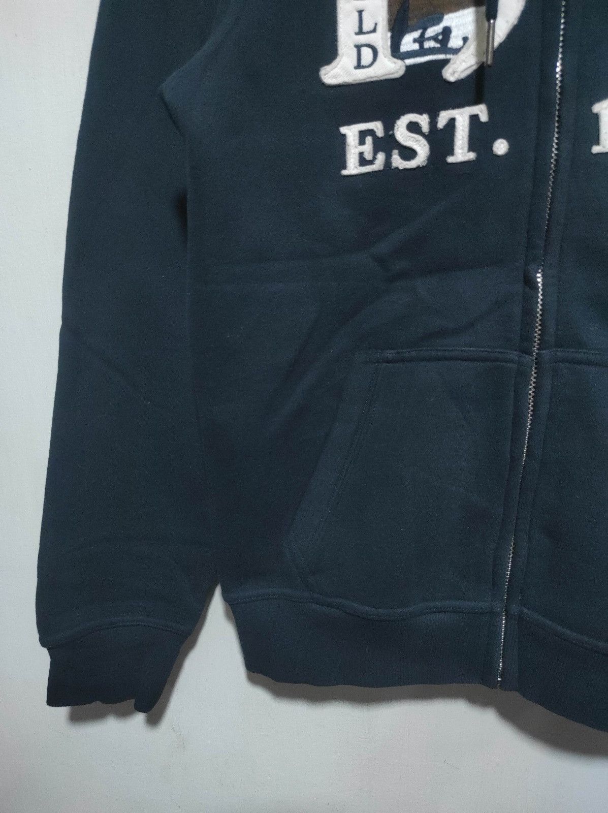 Japanese Brand KT Shield Muscle Navy zip fur hoodie ifsix LGB style Size US M / EU 48-50 / 2 - 4 Thumbnail