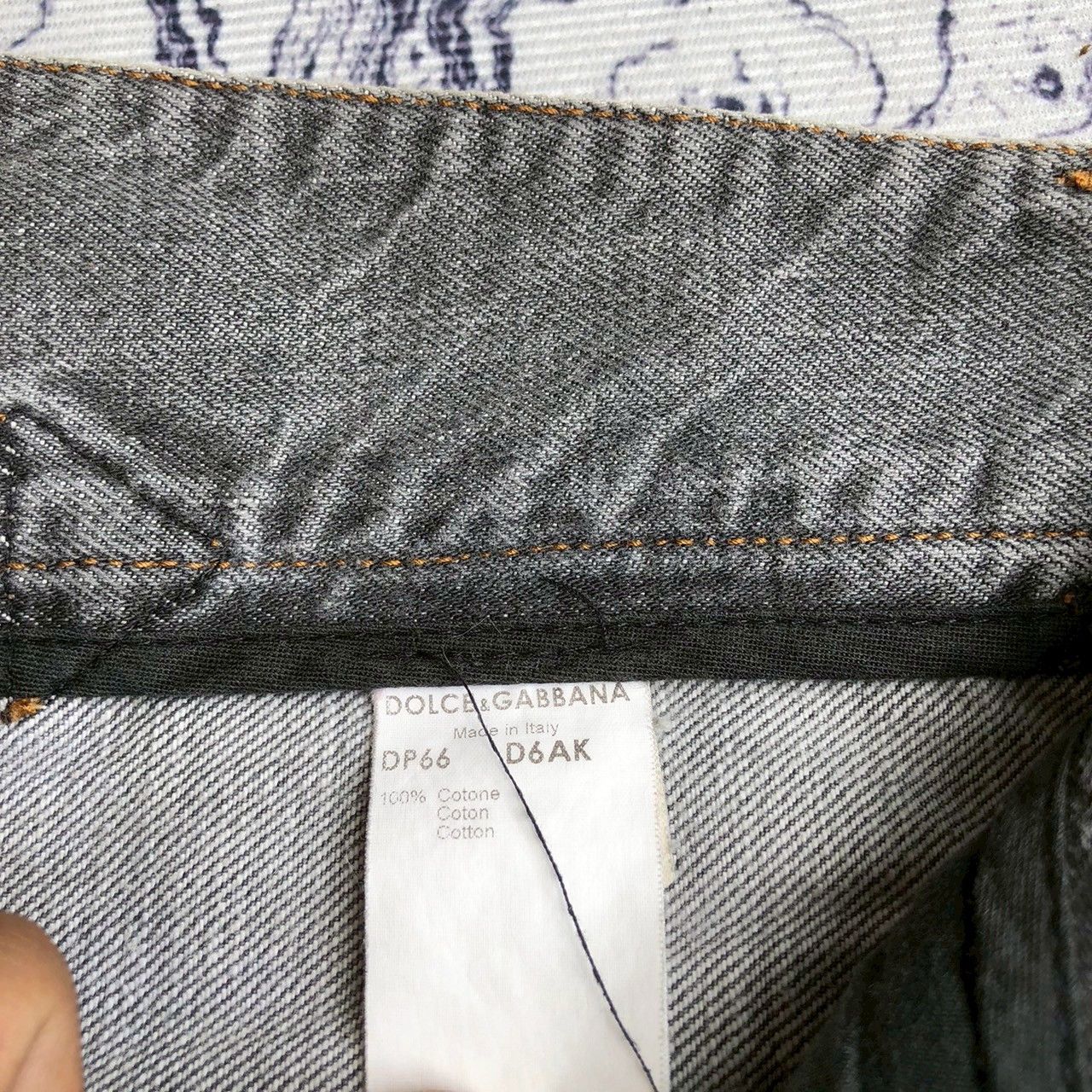 Dolce & Gabbana Dolce & Gabbana Vintage Gray Denim Jeans – Made in Italy Size US 34 / EU 50 - 10 Thumbnail