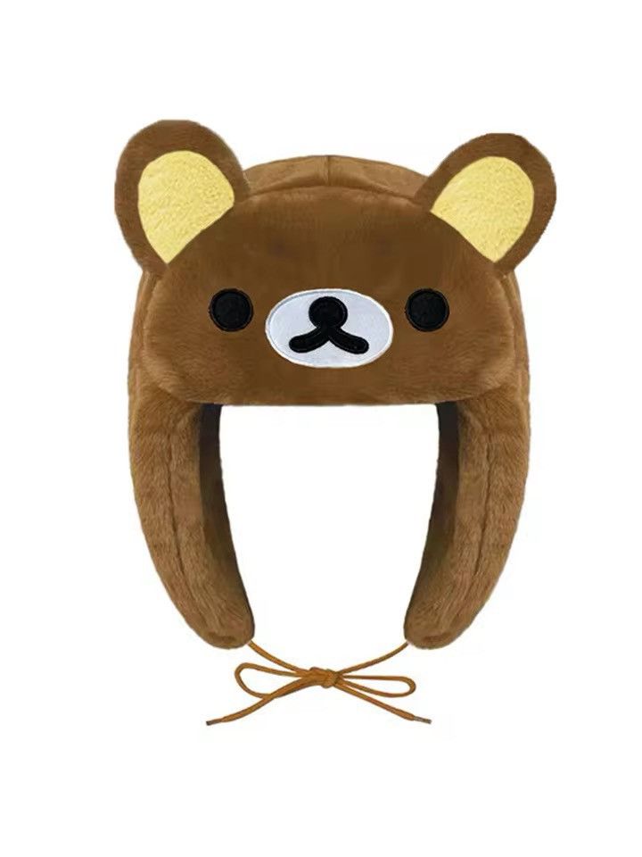 Other Brown Bear Autumn Winter Warm Hat Size ONE SIZE - 1 Thumbnail