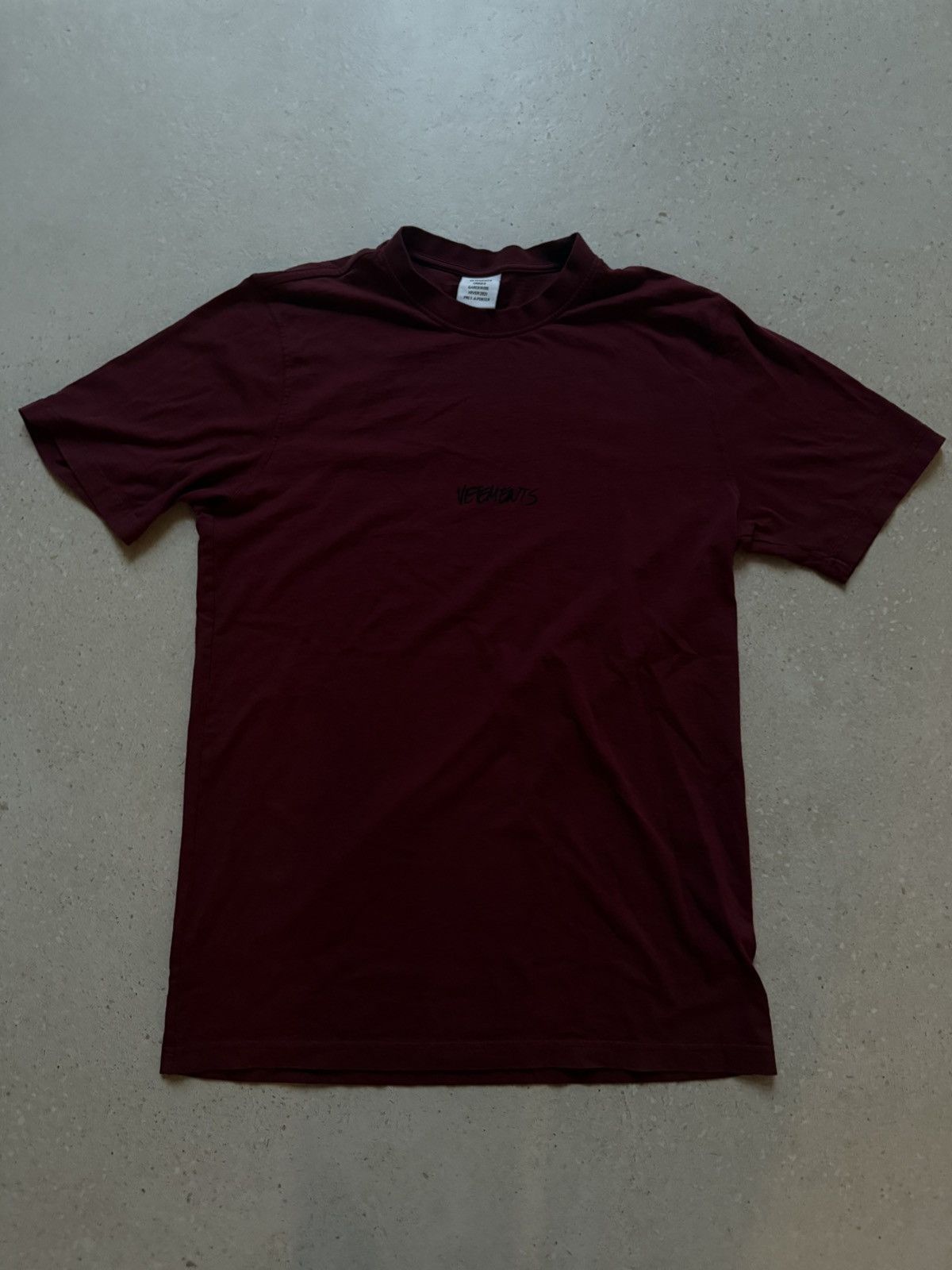 Vetements Vetements AW21 WRITTEN LOGO T-SHIRT Size US M / EU 48-50 / 2 - 1 Thumbnail