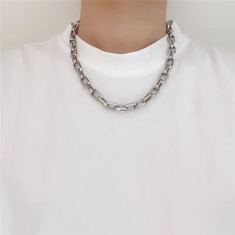 Jewelry × Vintage Handmade OT Buckle Crude Titanium Steel Size ONE SIZE - 1 Thumbnail