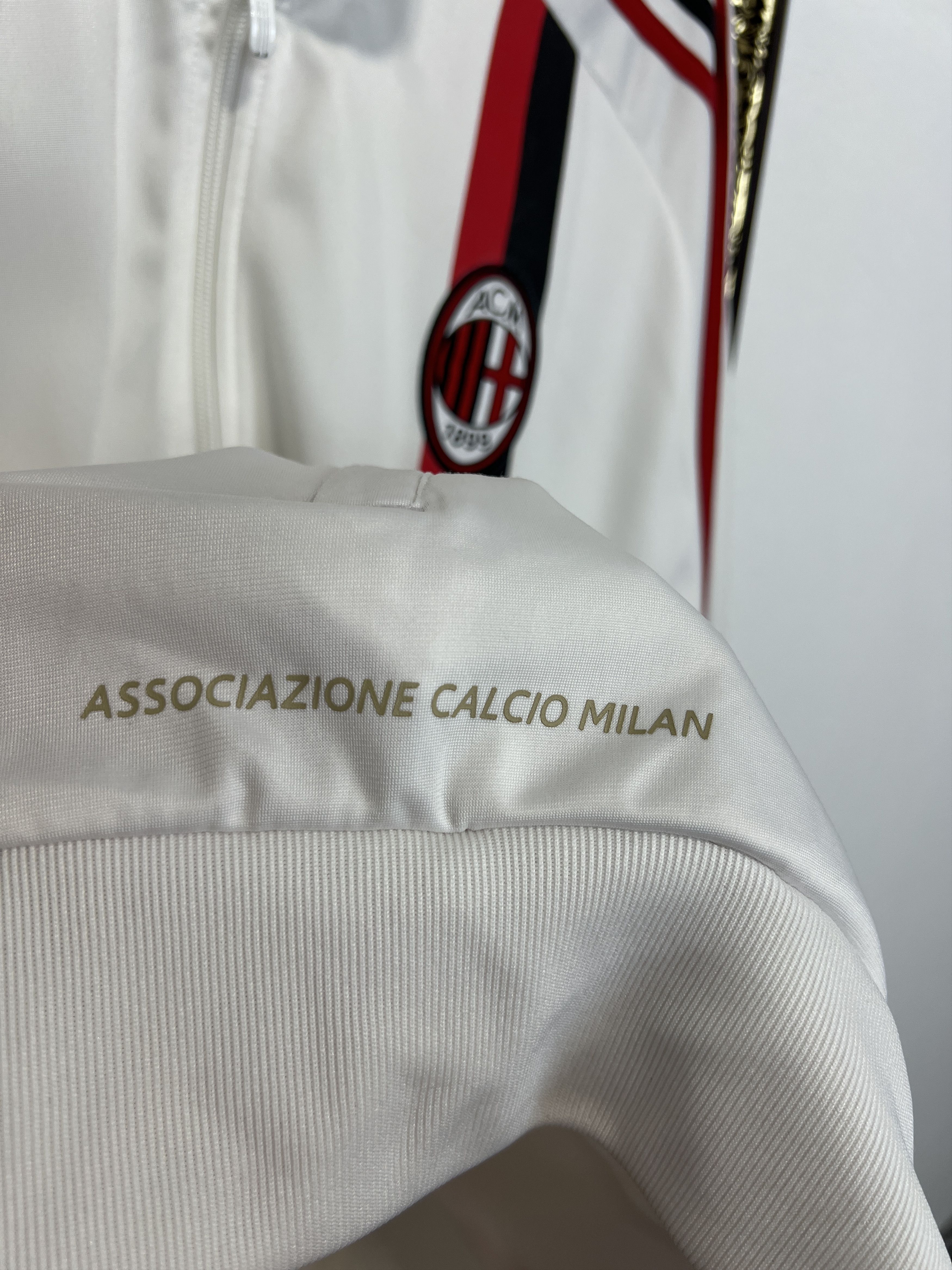 Adidas Vintage AC Milan Football Jacket Soccer Track Top Maglia Size US L / EU 52-54 / 3 - 5 Thumbnail
