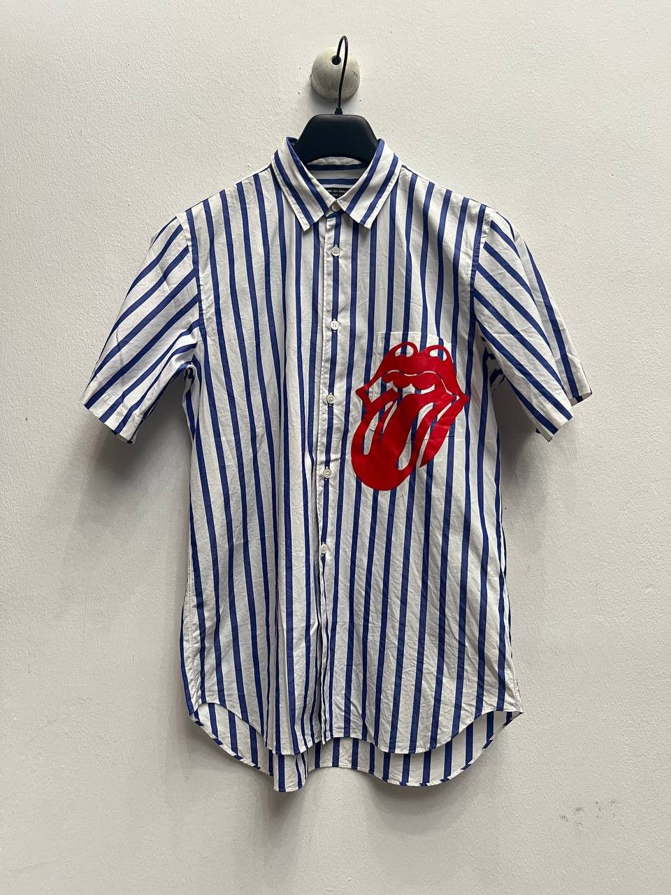 Comme des Garcons Homme Plus × The Rolling Stones SS06 Comme Des Garcons Homme Plus Rolling Stones Blue Shirt Size US XS / EU 42 / 0 - 2 Thumbnail