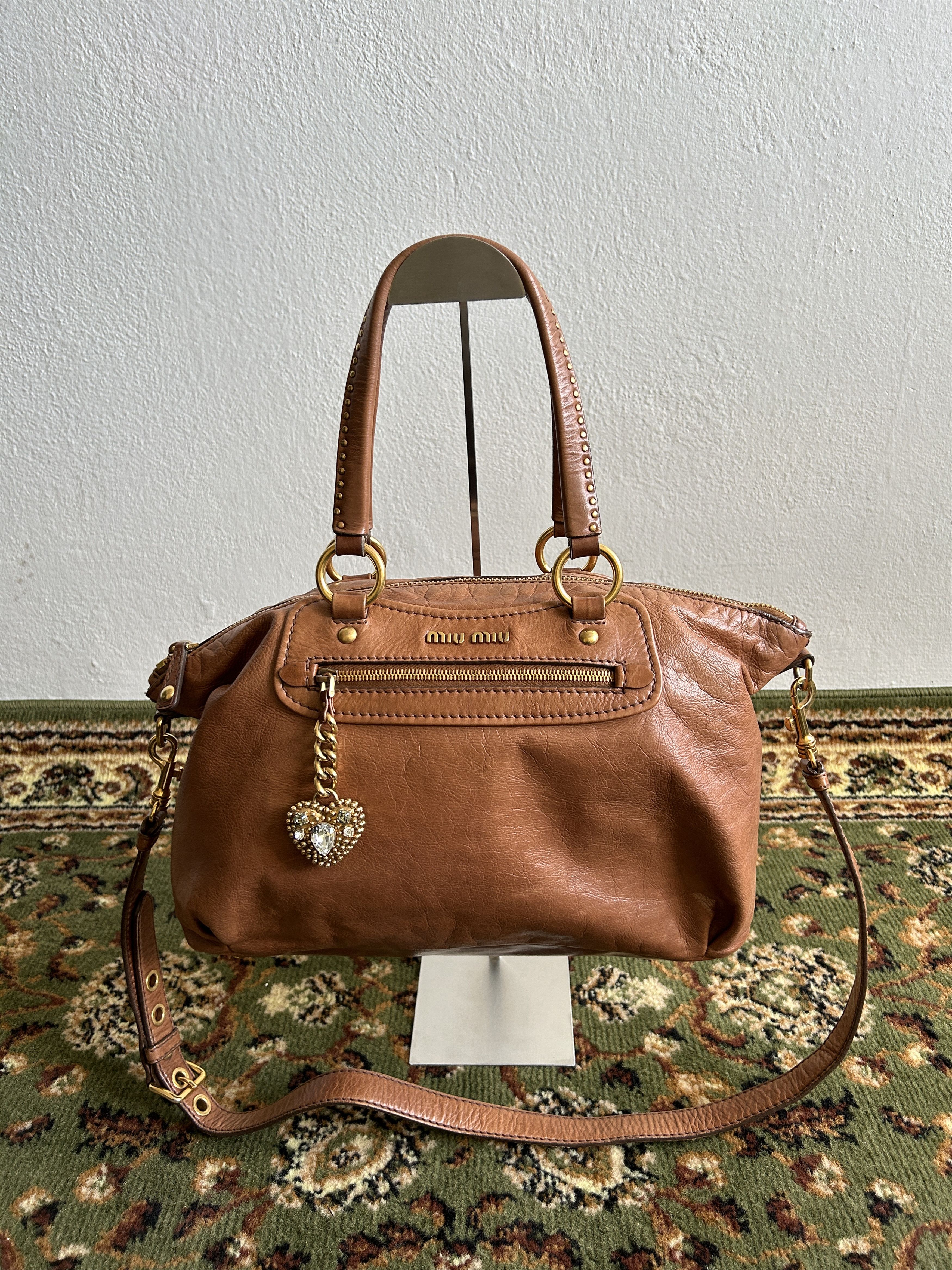 割引発見 archive miumiu heart y2k bag lux vitello バッグ